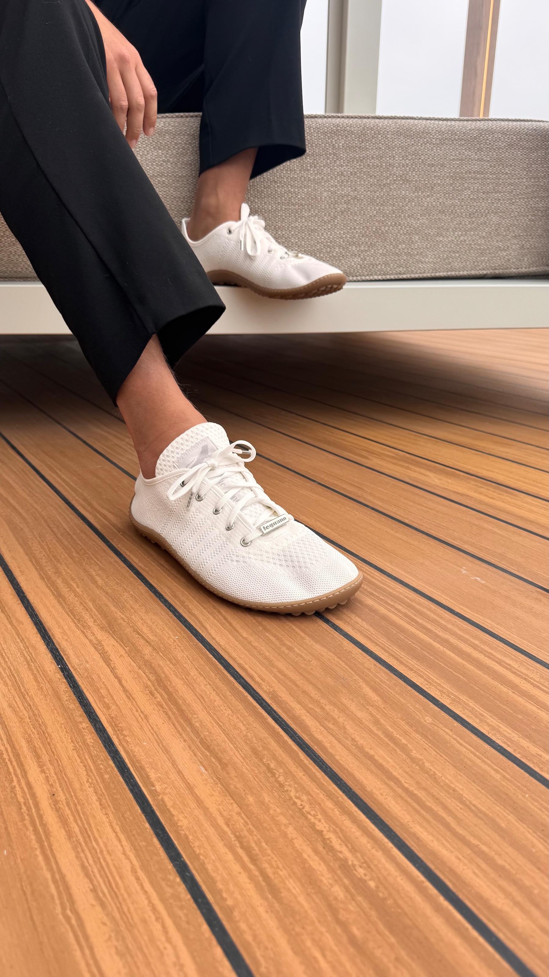 Leguano Barfussschuh »GO«  , Freizeitschuh, Halbschuh, Schnürer mit 360 Grad Halbkugelsohle