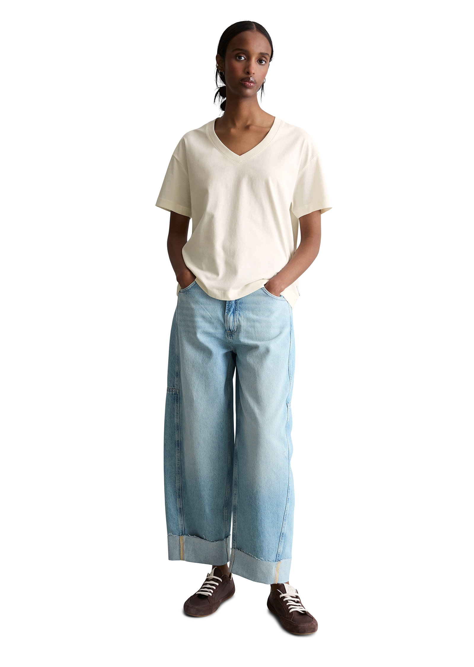 Marc O'Polo DENIM V-Shirt regular aus Baumwoll-Single-Jersey