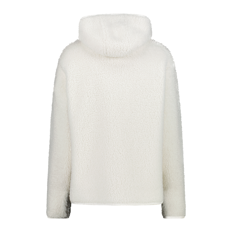 CMP Veste à capuche en peluche avec fermeture éclair, léger, respirant, longueur normale