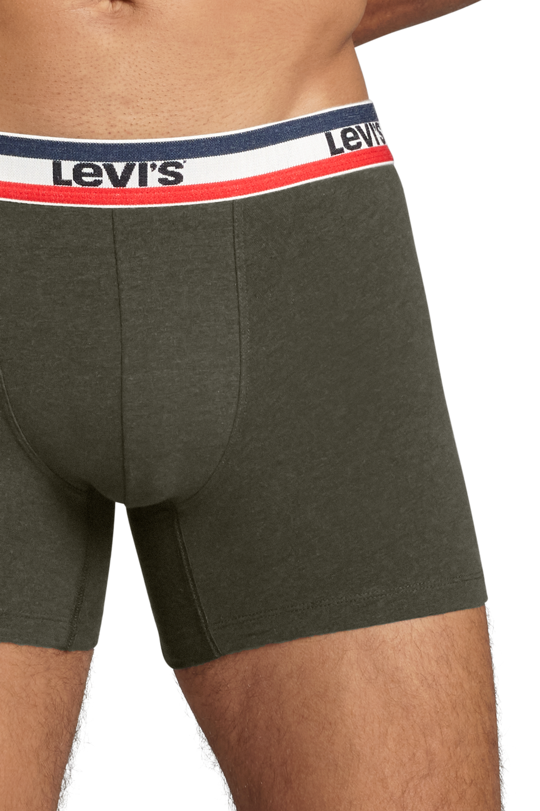 Levi's® Boxers »LEVIS MEN SPRTSWR LOGO BOXER BRIEF 3P« Packung, 3er Pack,  mit breitem Logobund