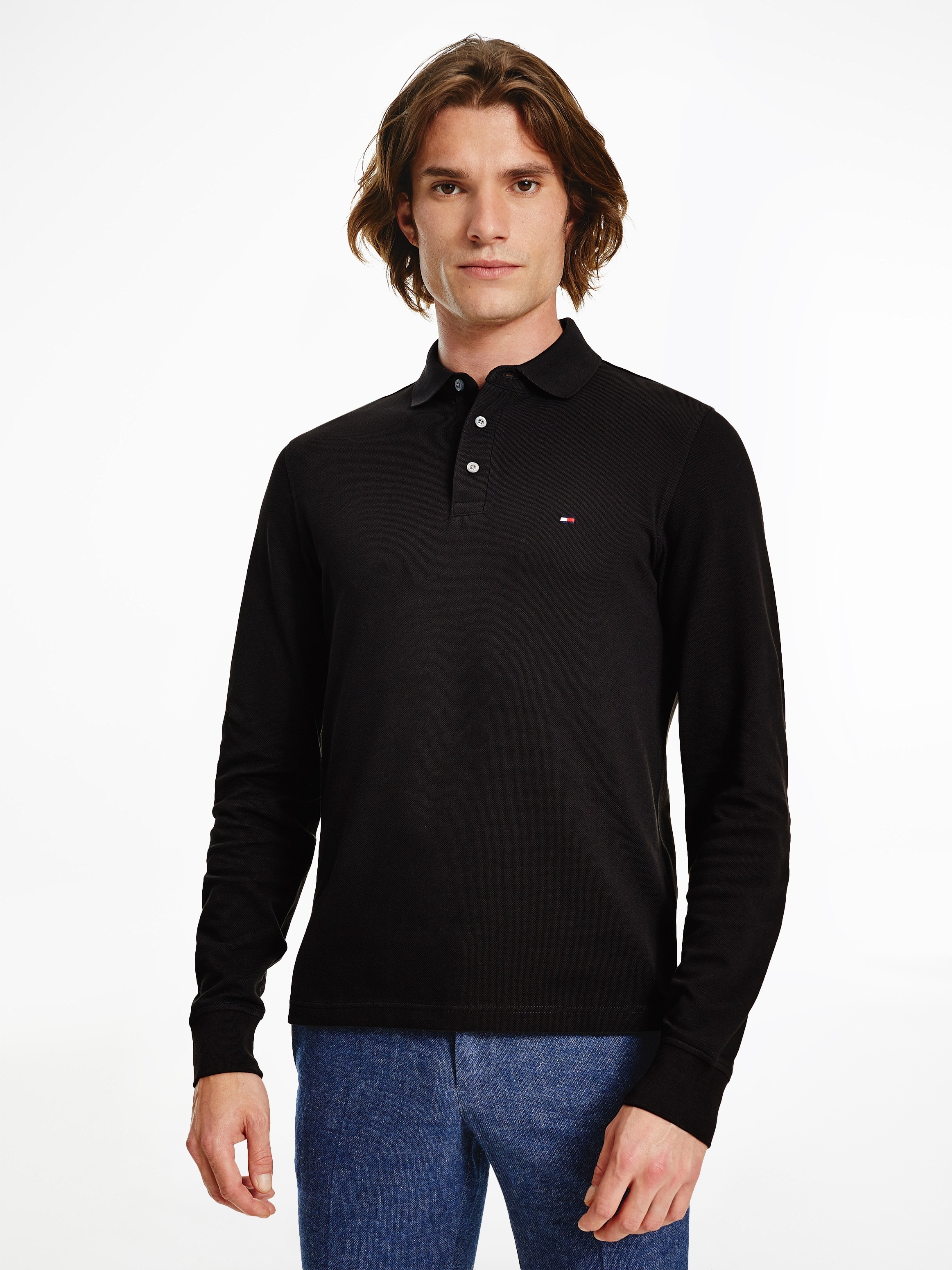 Tommy Hilfiger Langarm-Poloshirt »1985 SLIM LS POLO«
