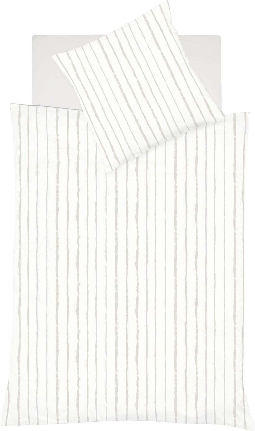 fleuresse Linge de lit réversible »Provence Cassis« 2 cuis 50% Baumwolle, 50% Leinen, in Gr. 135x200, 155x220, 200x200cm