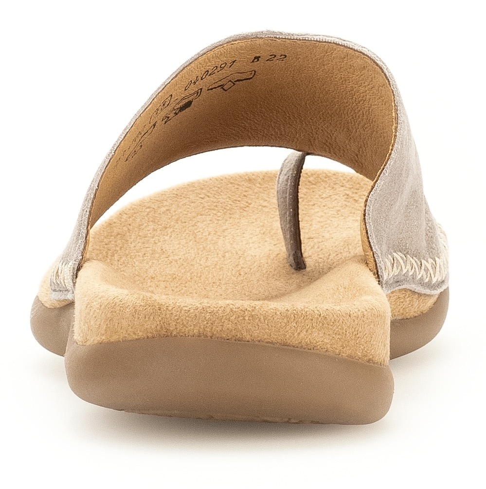 Gabor  , Keilabsatz, Sommerschuh, Bequemschuh mit Zehenring