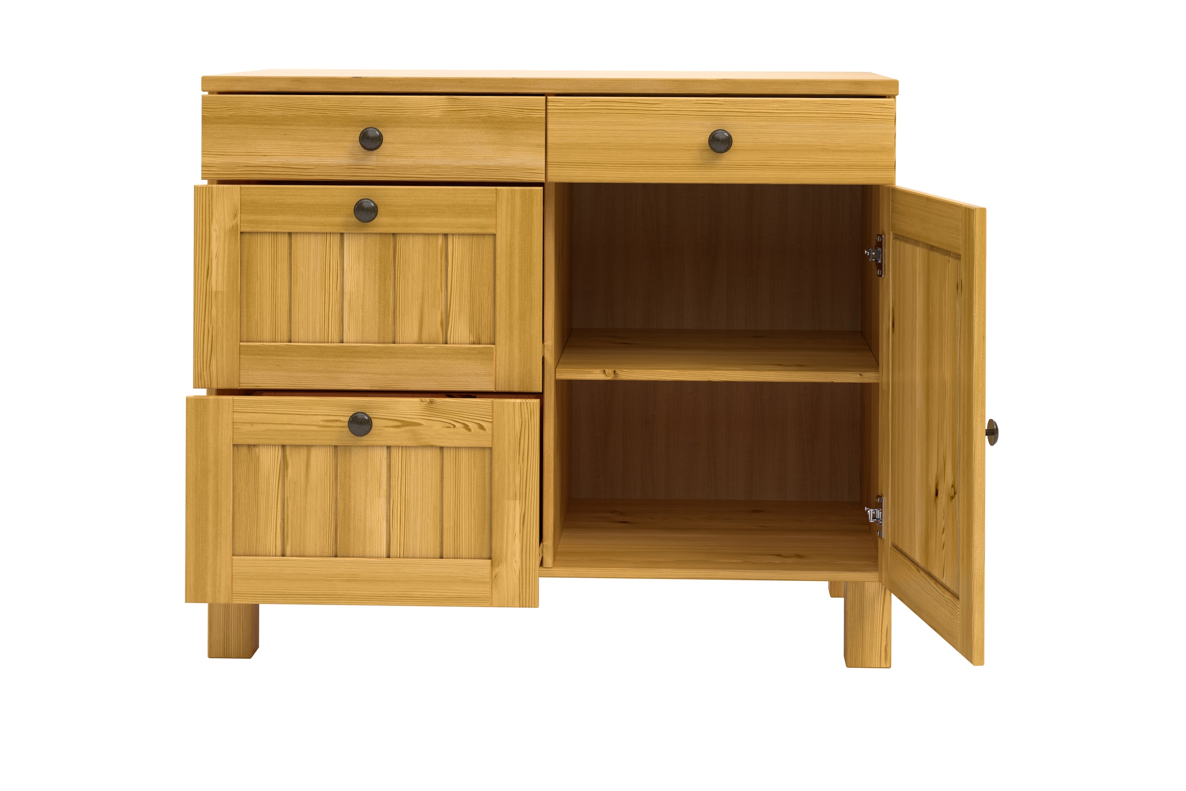 Home affaire Unterschrank »Alby2« Mit Metallgriffen, Breite 100 cm