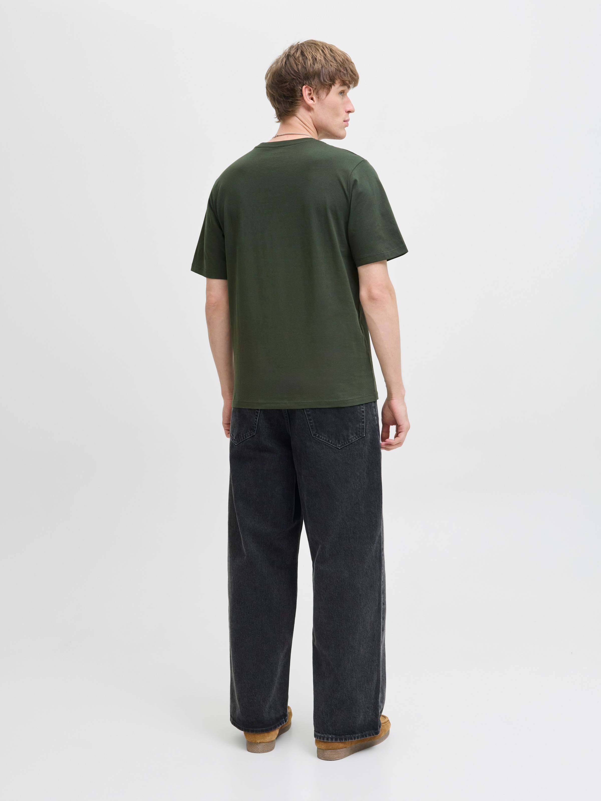 Jack & Jones Shirt à col rond »JJEORGANIC BASIC TEE SS O-NECK NOOS« Baumwolle, regular fit