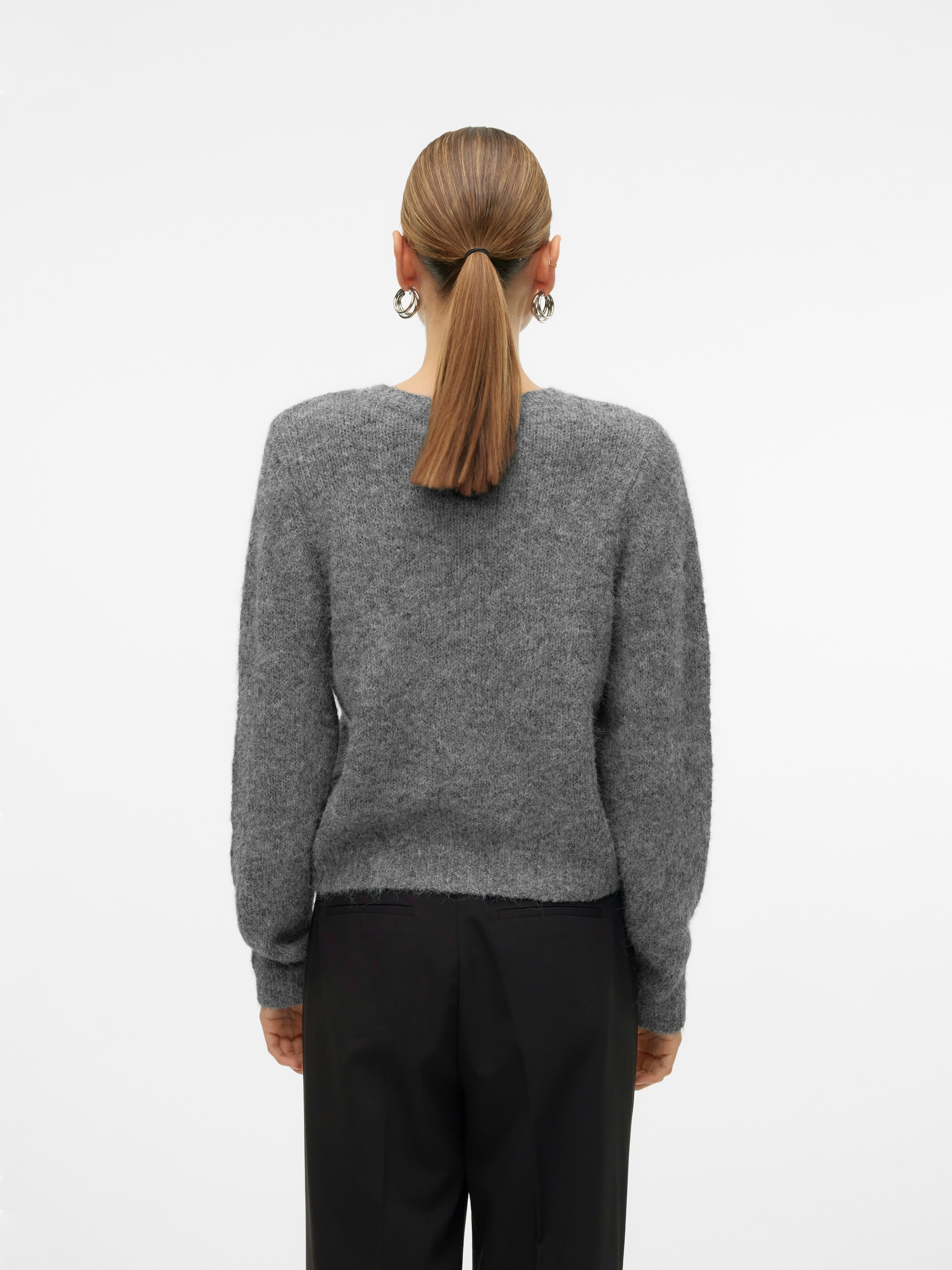 Vero Moda Strickjacke »VMNOVAH LS O-NECK BUTTON CARDI GA NOOS«