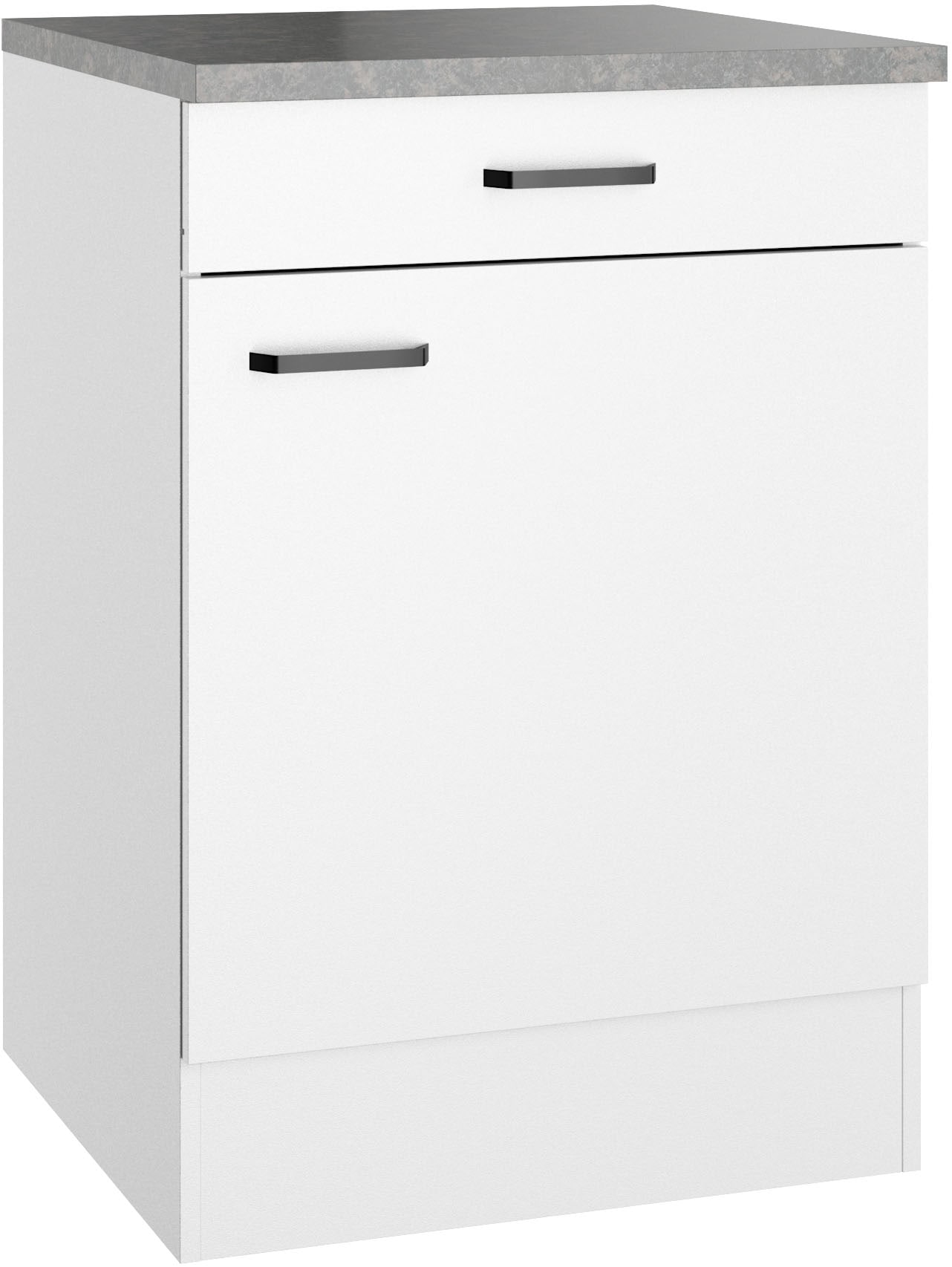 OPTIFIT Armoire basse »OPTImulti« Breite 60 cm, Tiefe 60 cm, mit 1 Tür, 1 Schubkasten, 1 Einlegeboden