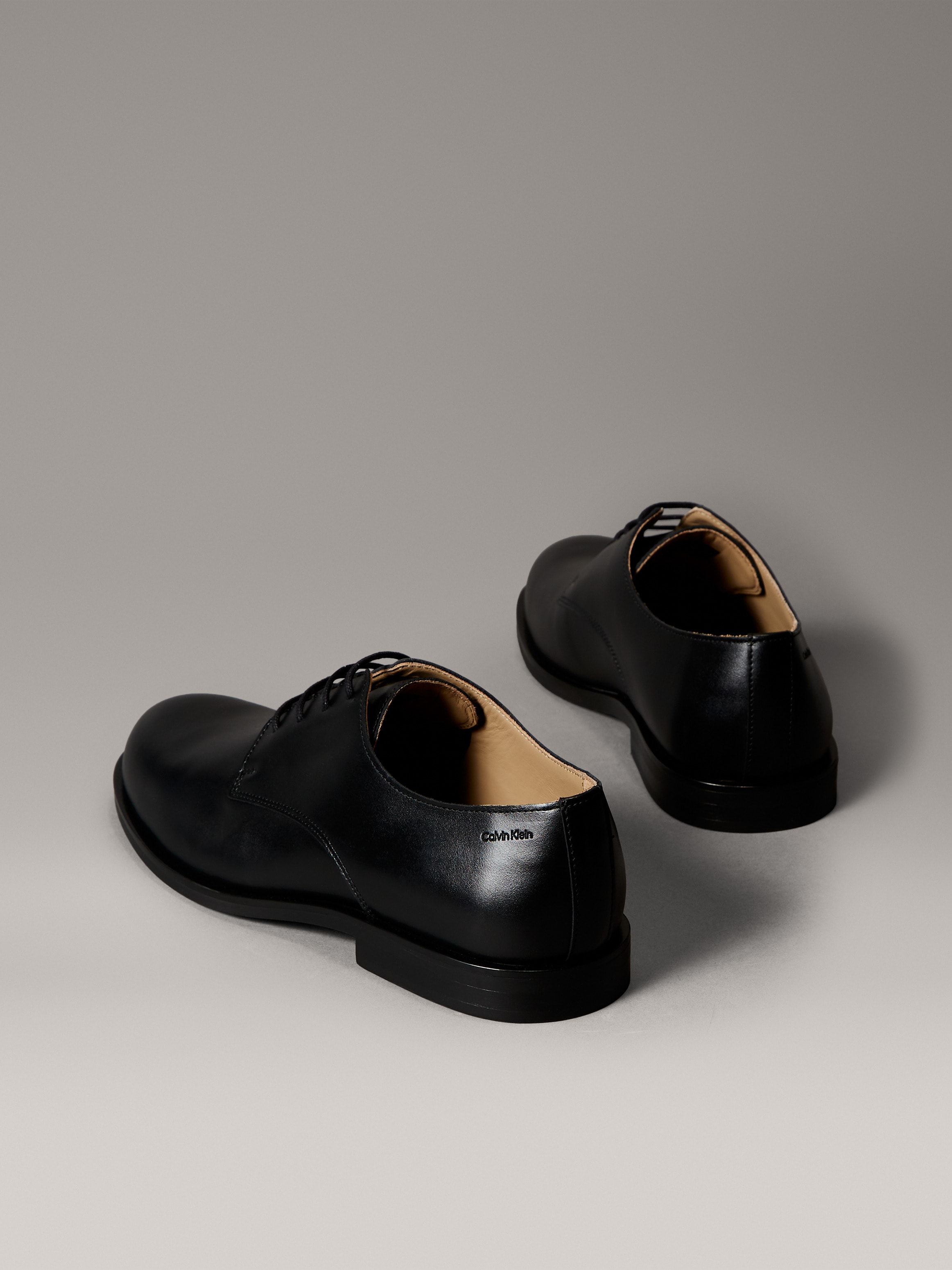 Calvin Klein Chaussure à lacets »ESS RUBBER DERBY LTH«  Anzugschuh, Business-Schnürer, Klassik-Schnürschuh mit CK-Markenlogo