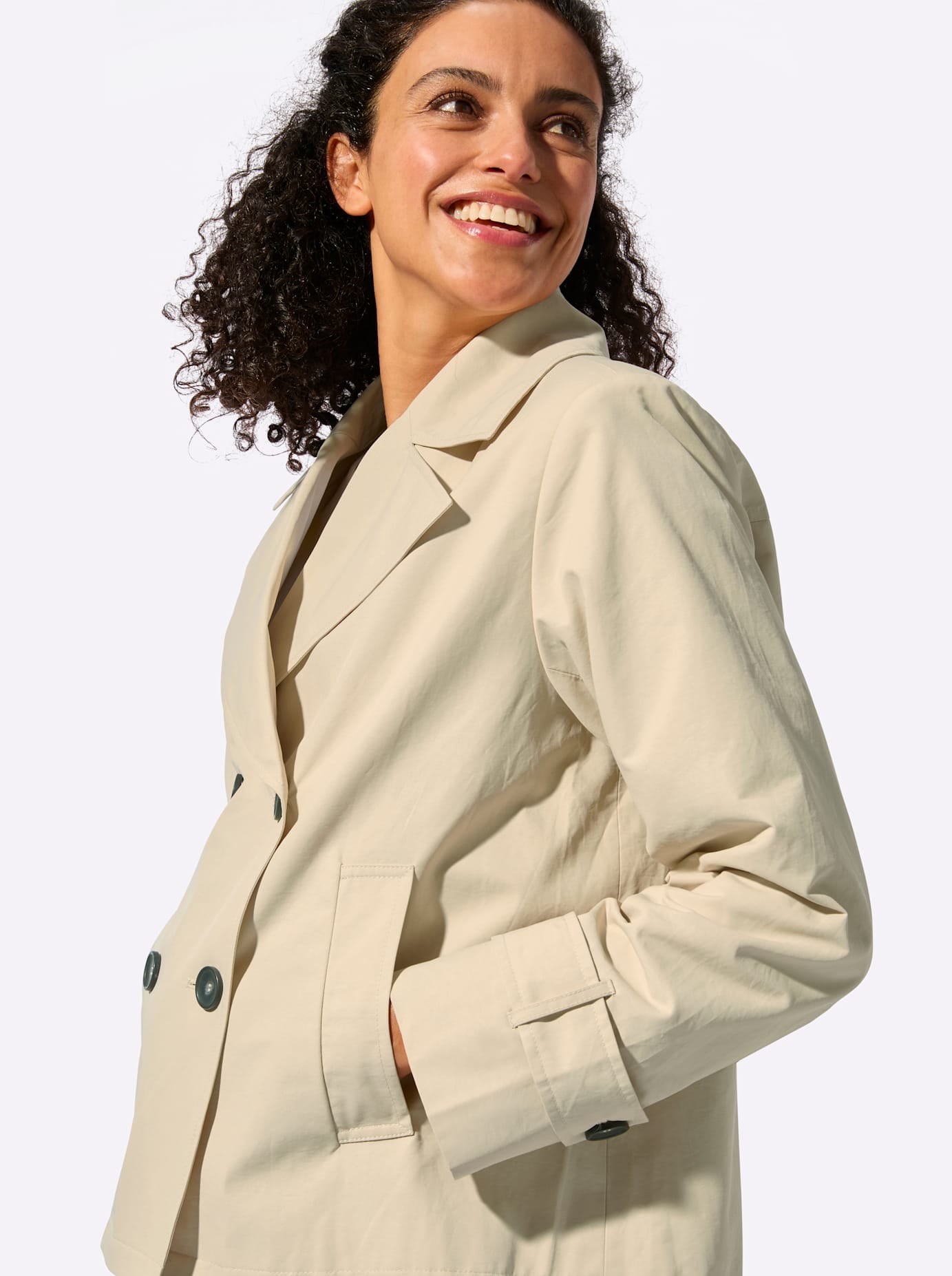 Inspirationen Langjacke ohne Kapuze