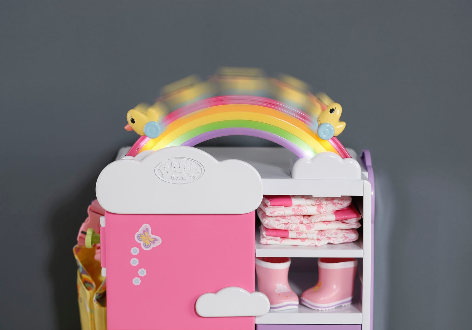 Baby Born Armoire à vêtements de poupée »Regenbogen« mit Licht- und Soundeffekt