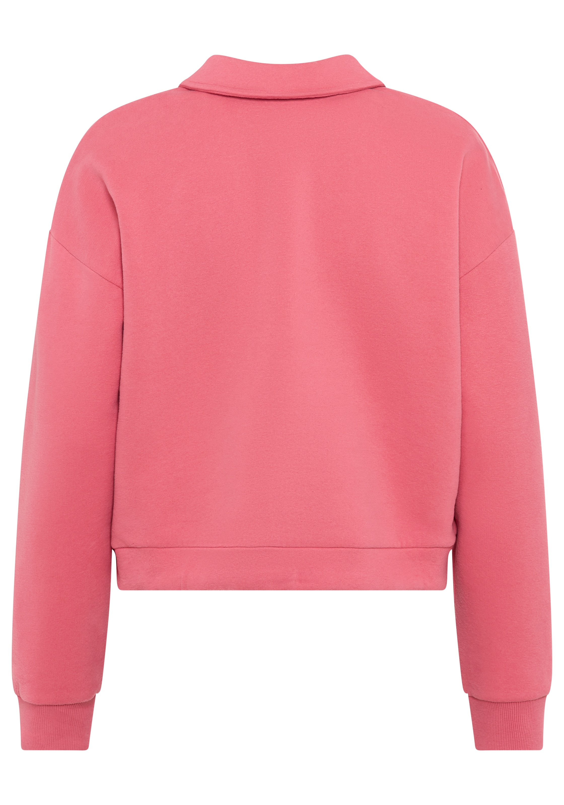 Laura Scott Sweatshirt , Weiche Baumwollmischung mit V-Ausschnitt und Kordel am Saum
