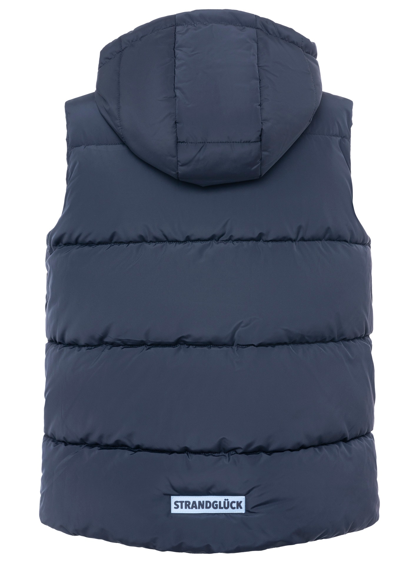 Zwillingsherz Gilet matelassé »"Strandglück"« Kapuze, Eingriffstaschen, Ankermotiv