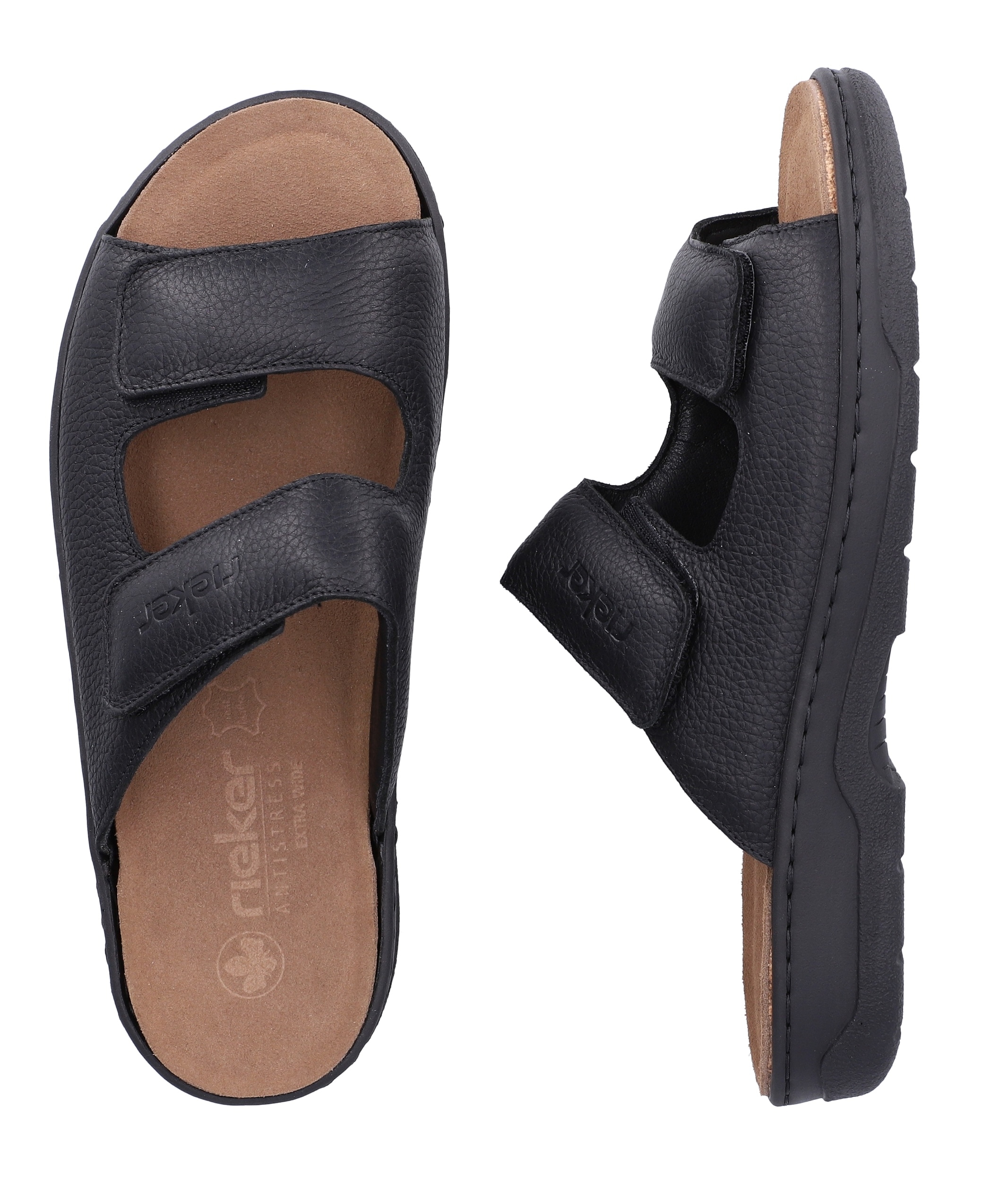 Rieker Pantolette  chaussure d'été, chausson avec fermetures velcro