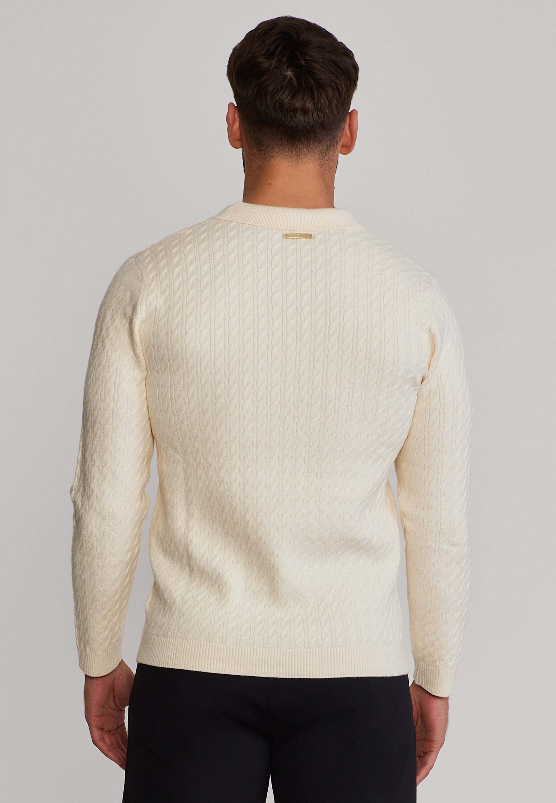 Siksilk Langarm-Poloshirt »Siksilk Langarmpolo Knitted Polo«