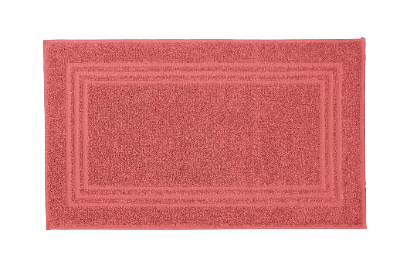 Kleine Wolke Badematte »Lodge« Höhe 80 mm beidseitig nutzbar Badteppich, Frottier-Qualität, Uni Farben, mit Bordüre