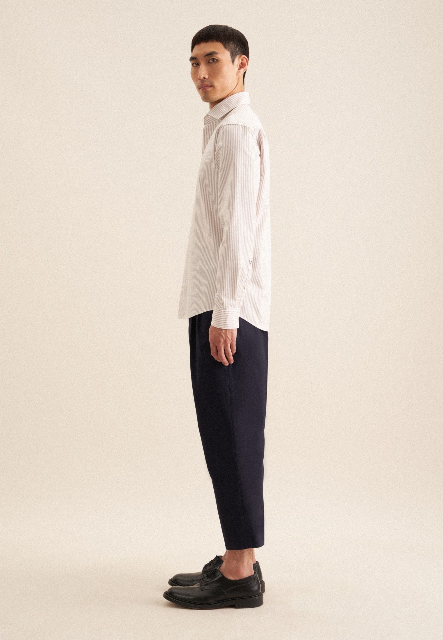 seidensticker Chemise d'affaires »Schwarze Rose« Regular 1/1 Kentkragen Streifen