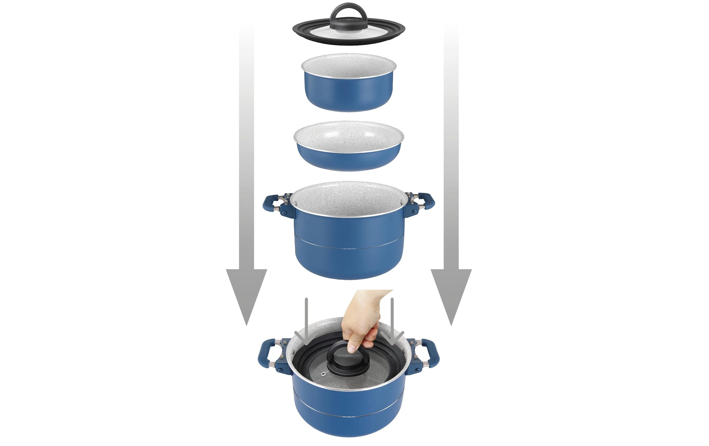 BRUNNER Geschirr-Set »Carezza Magnetogrip«