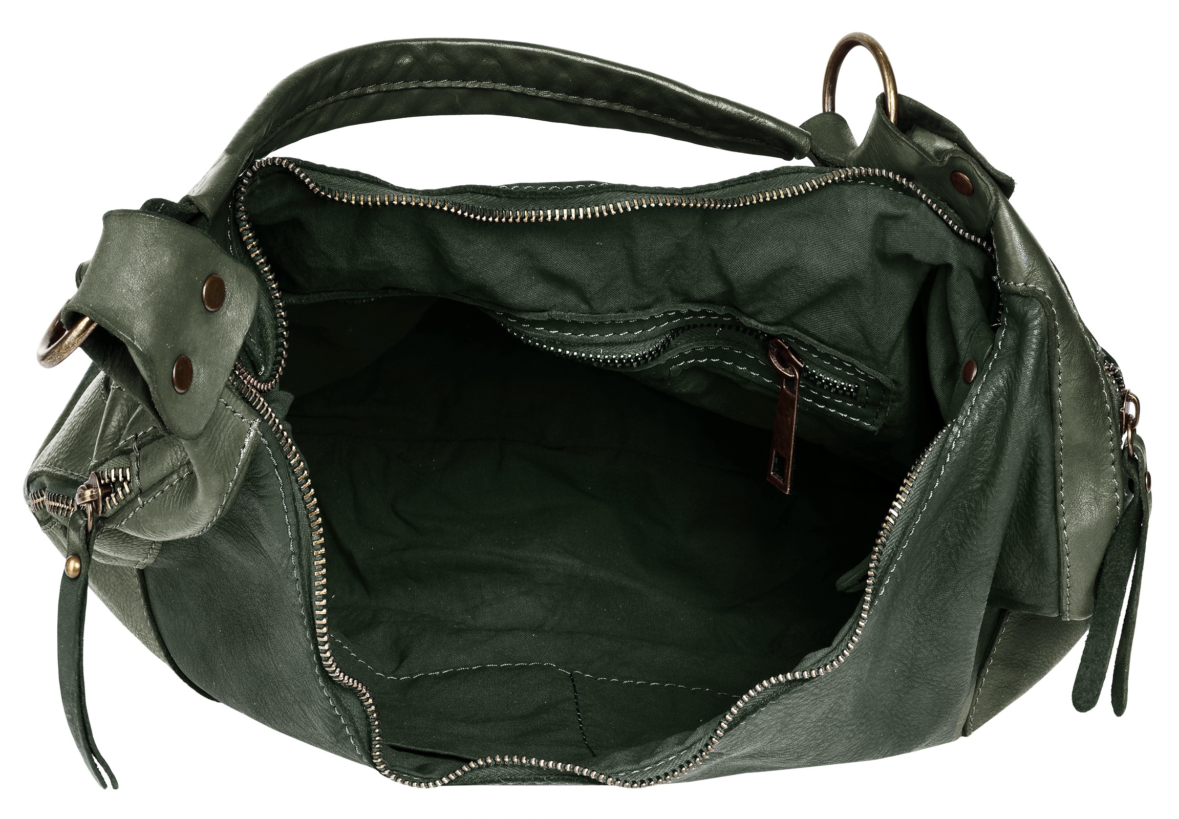 Samantha Look Shopper echt Leder, Made in Italy