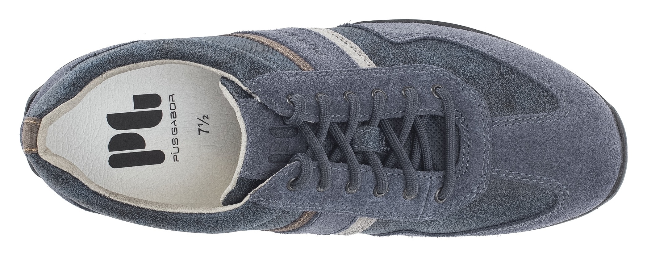 Pius Gabor Sneaker  , Freizeitschuh, Halbschuh, Schnürschuh mit Logo, Weite G (=weit)