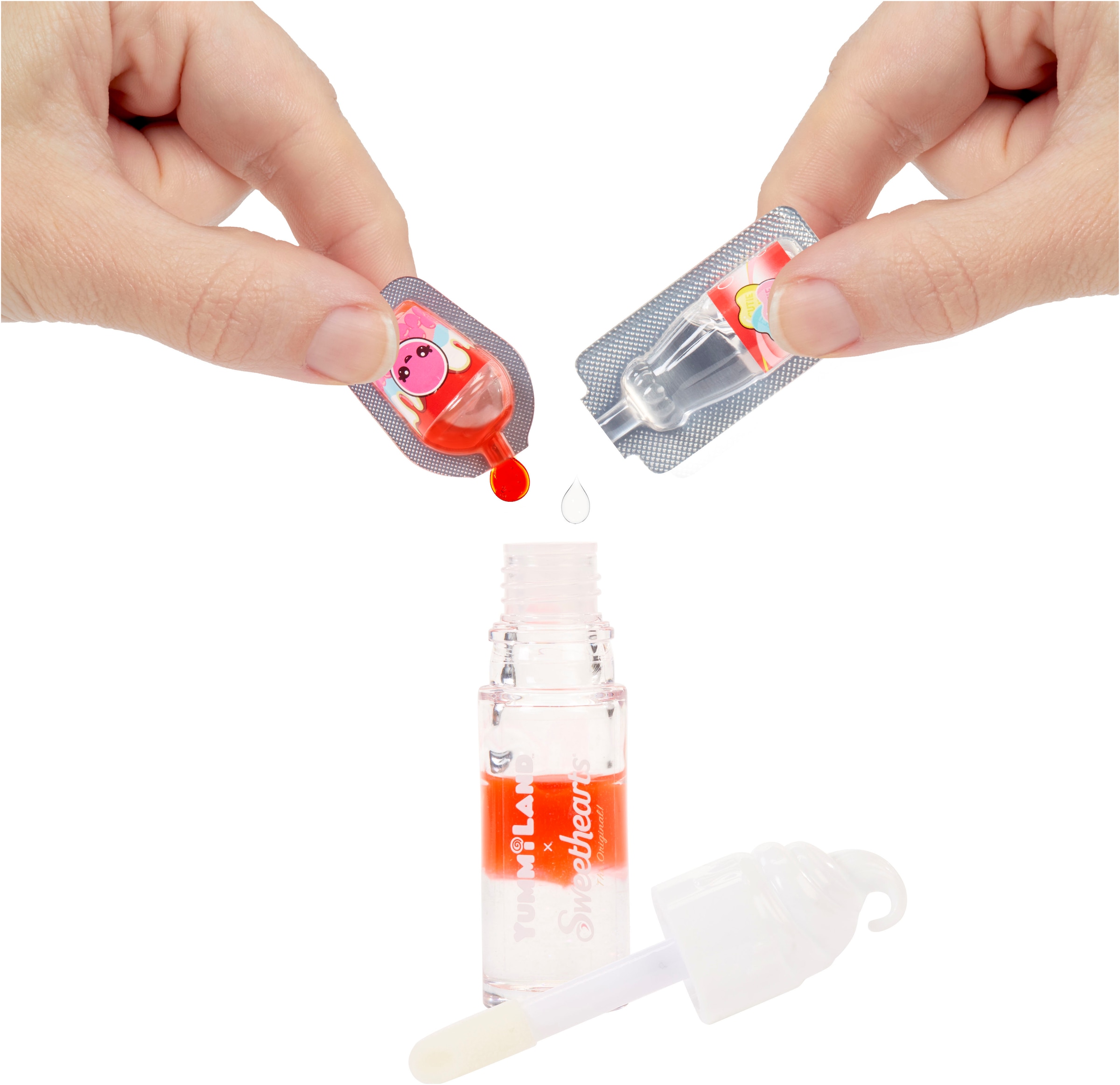 YUMMILAND Mini-poupée »Yummiland Sweet Lip Gloss-Lily Hearts« inklusive Schlüsselanhänger