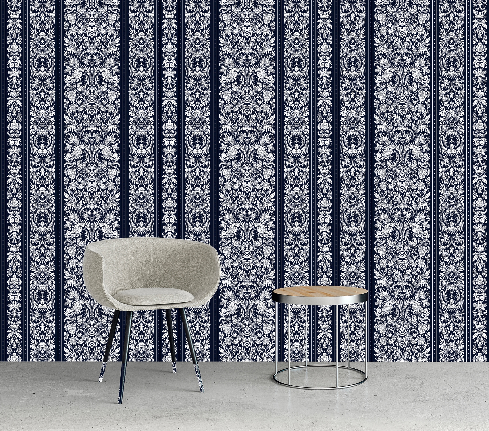 queence Vinyltapete »Gloria« Antikoptik | Barock | Kunst | bedruckt glatt 90x250cm, selbstklebend, kinderleichte Anbringung, , Sticker