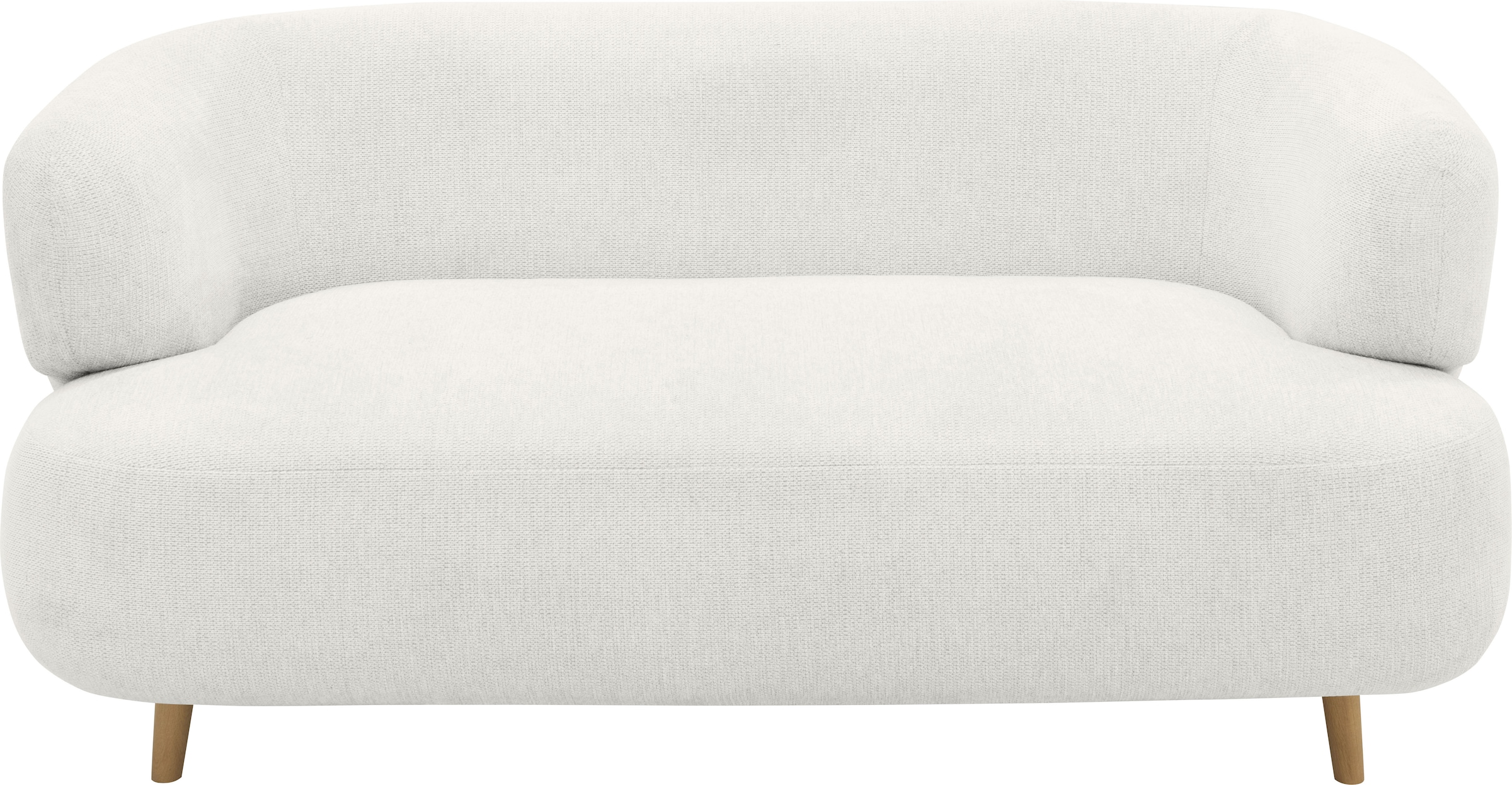 Home affaire 2-places »Tistam Runde Form,« perfektes Einzelstück, organische Form, Füsse aus massivem Holze