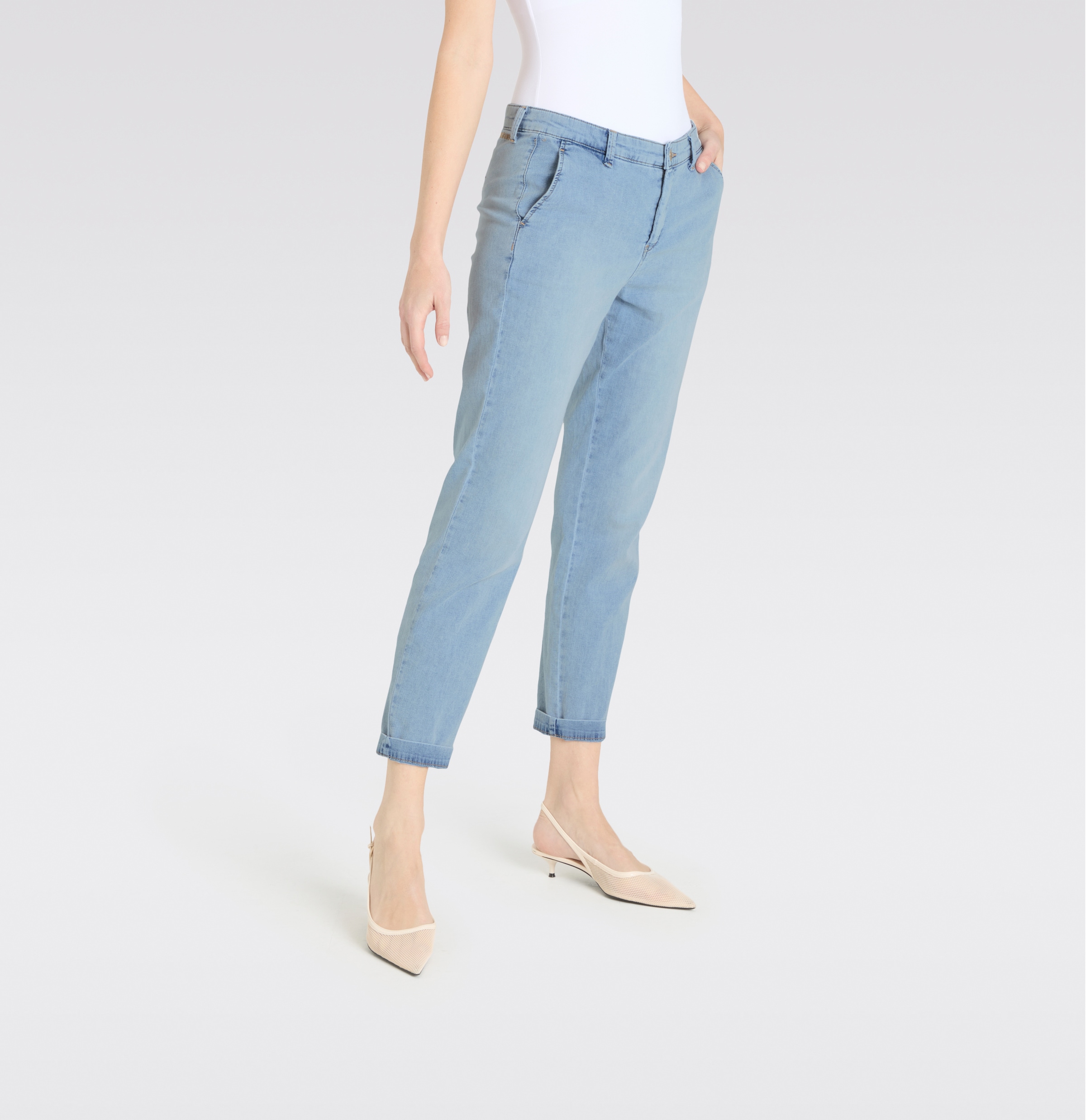 MAC Jeans slim »CHINO turn up« style Five-Pocket