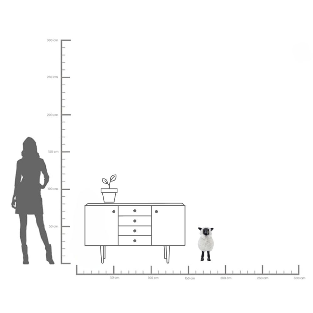 Kare Design Dekofigur »Deko Figur Bathilde Weiss 48cm«