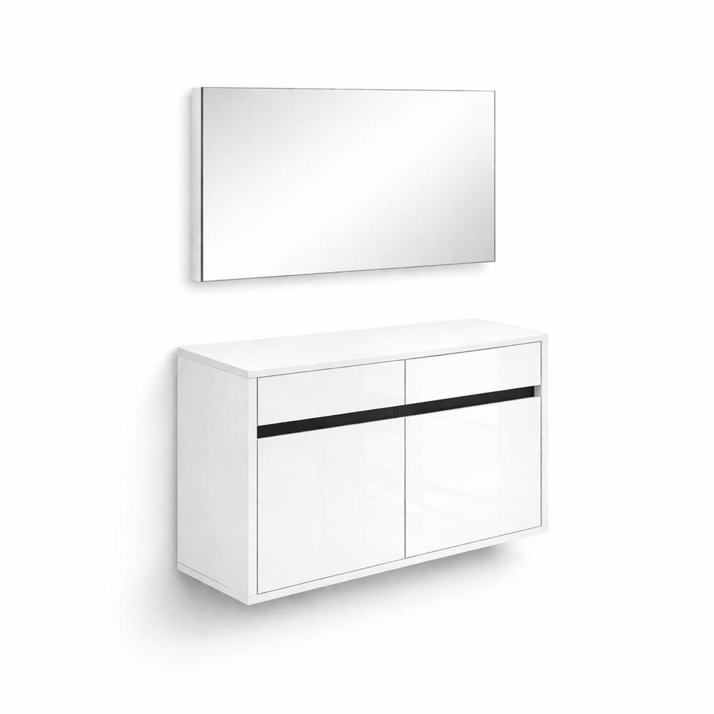 GOODproduct Garderoben-Set »Locco Flurmöbel, Dielenmöbel, Flurschrank, Flurgarderobe B: ca 150 cm« 3 Stk. tlg.