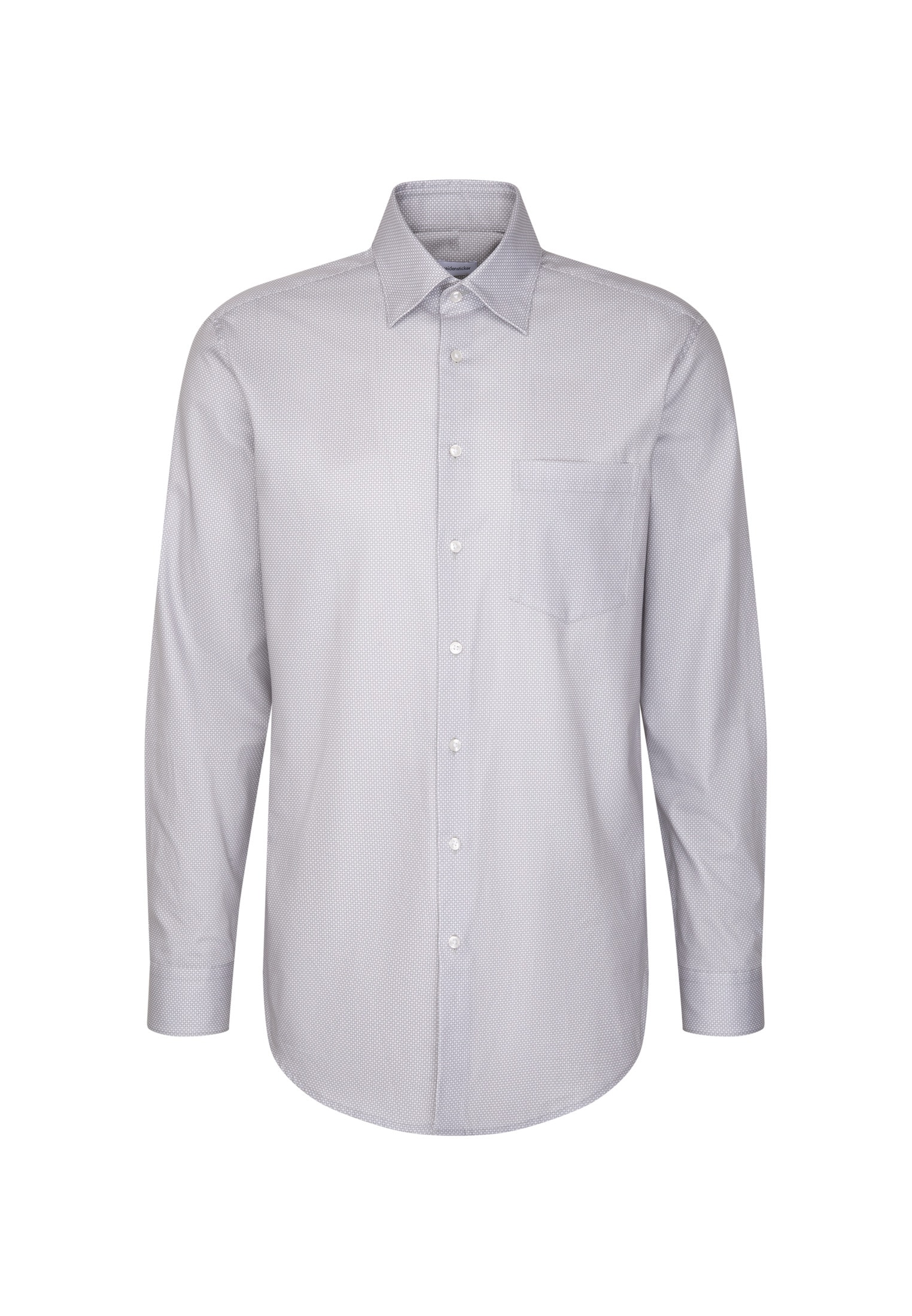 seidensticker Businesshemd »Schwarze Rose« Regular 1/1 Covered-Button-Down-Kragen Druck