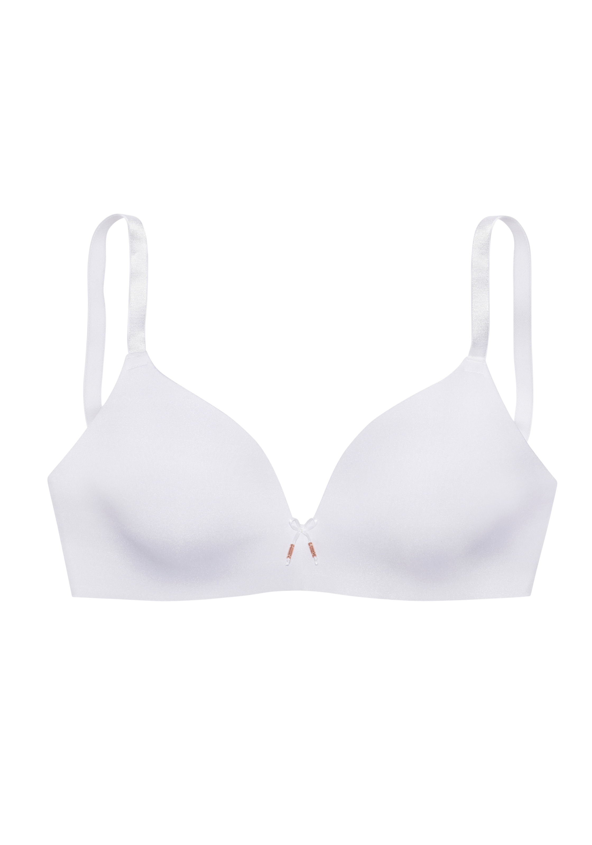 LASCANA Soutien-gorge à bretelles »Maria« soutien-gorge sans armatures avec coque, dentelle brodée élégante avec fleurs, lingerie
