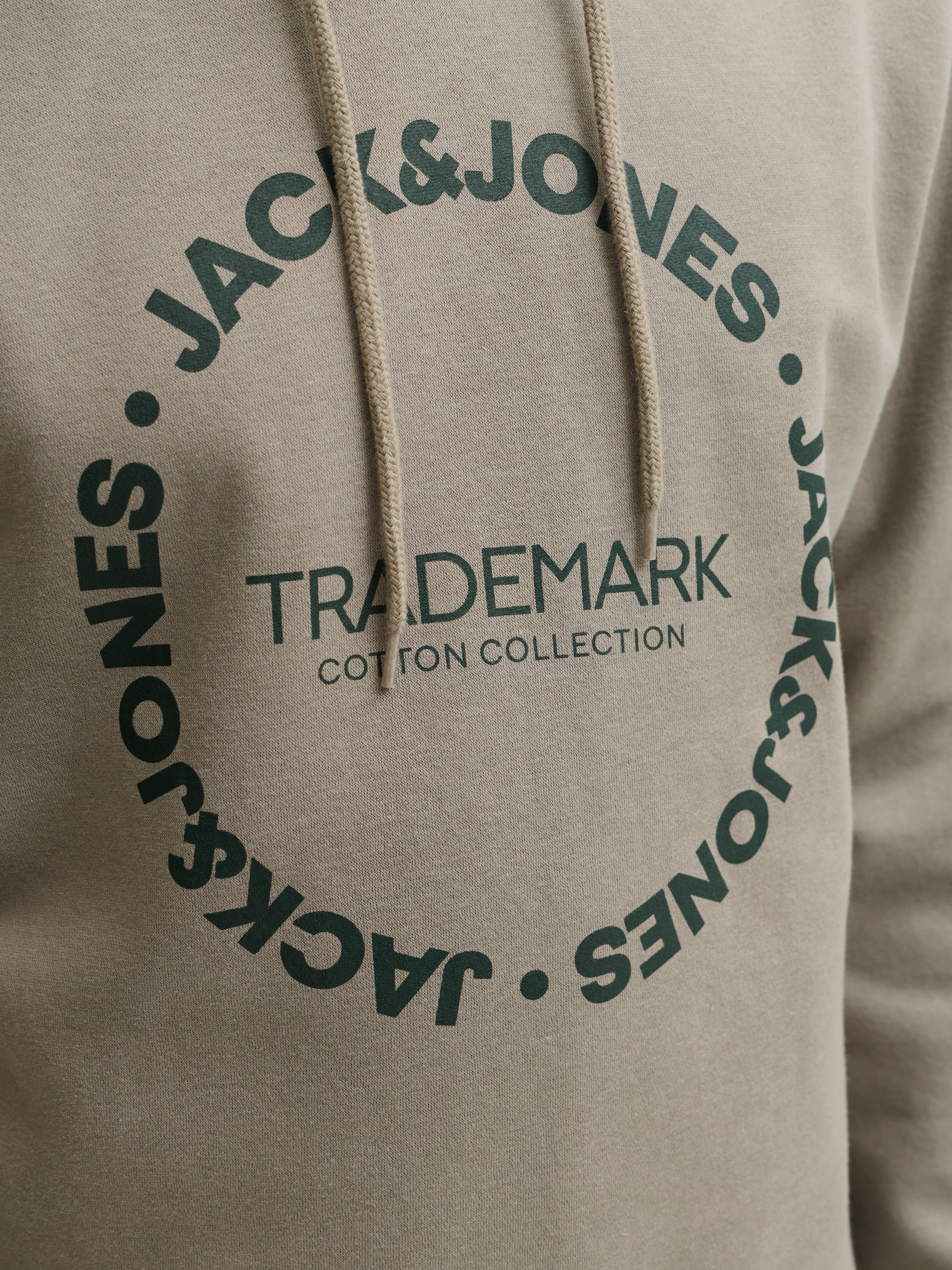 Jack & Jones PlusSize Kapuzensweatshirt »JJBENSON SWEAT HOOD PLS«, Materialmix, regular fit
