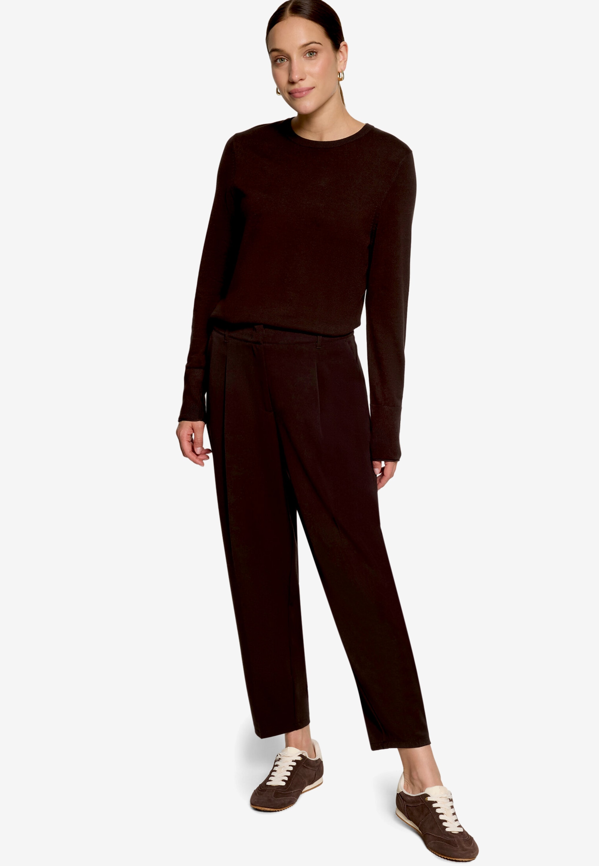 Zero Pull en tricot avec encolure ronde / viscose