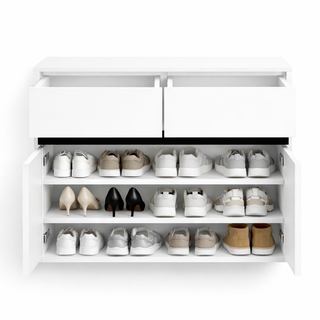 GOODproduct Garderoben-Set »Locco Flurmöbel, Dielenmöbel, Flurschrank, Flurgarderobe B: ca 150 cm« 3 Stk. tlg.