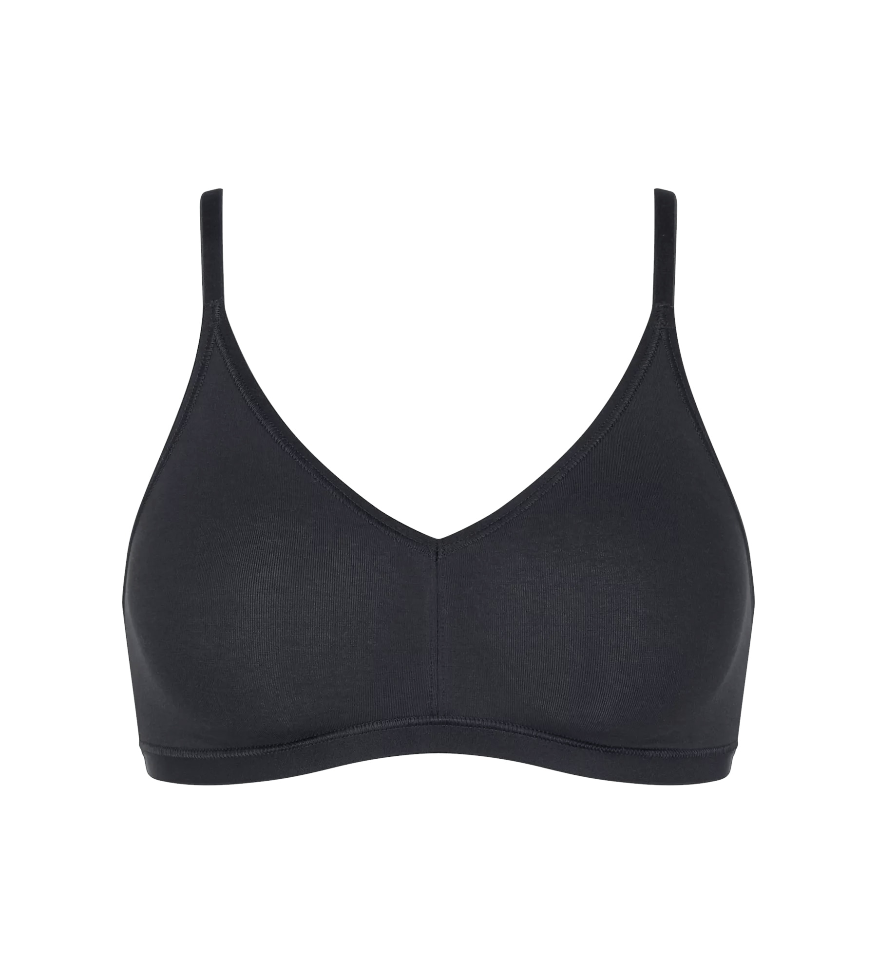 sloggi Soutien-gorge souple »GO Daily Cotton« détails effet brillant, décolleté en V profond, sans armatures