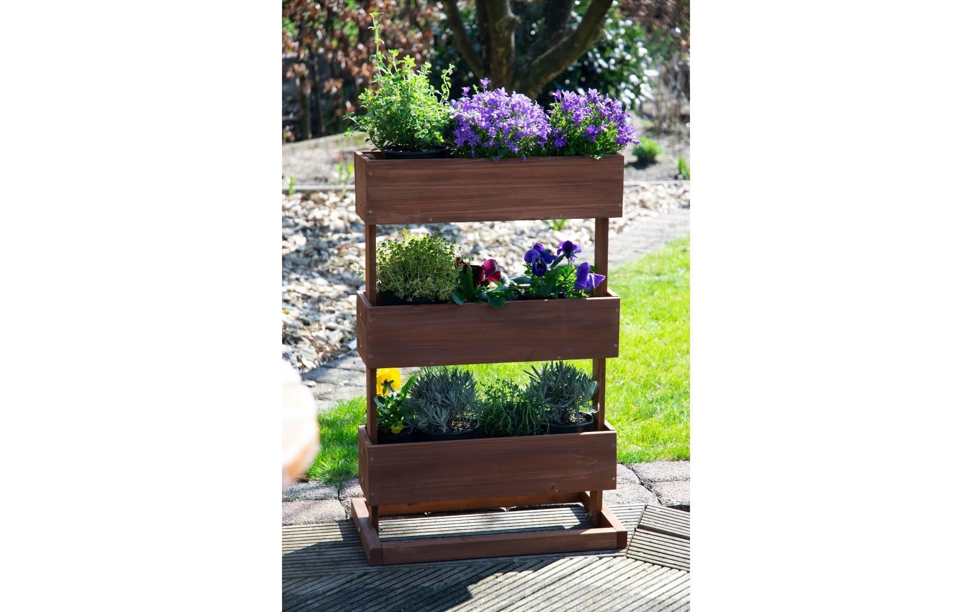 dobar Lit surélevé »mit 3 Pflanzkästen«