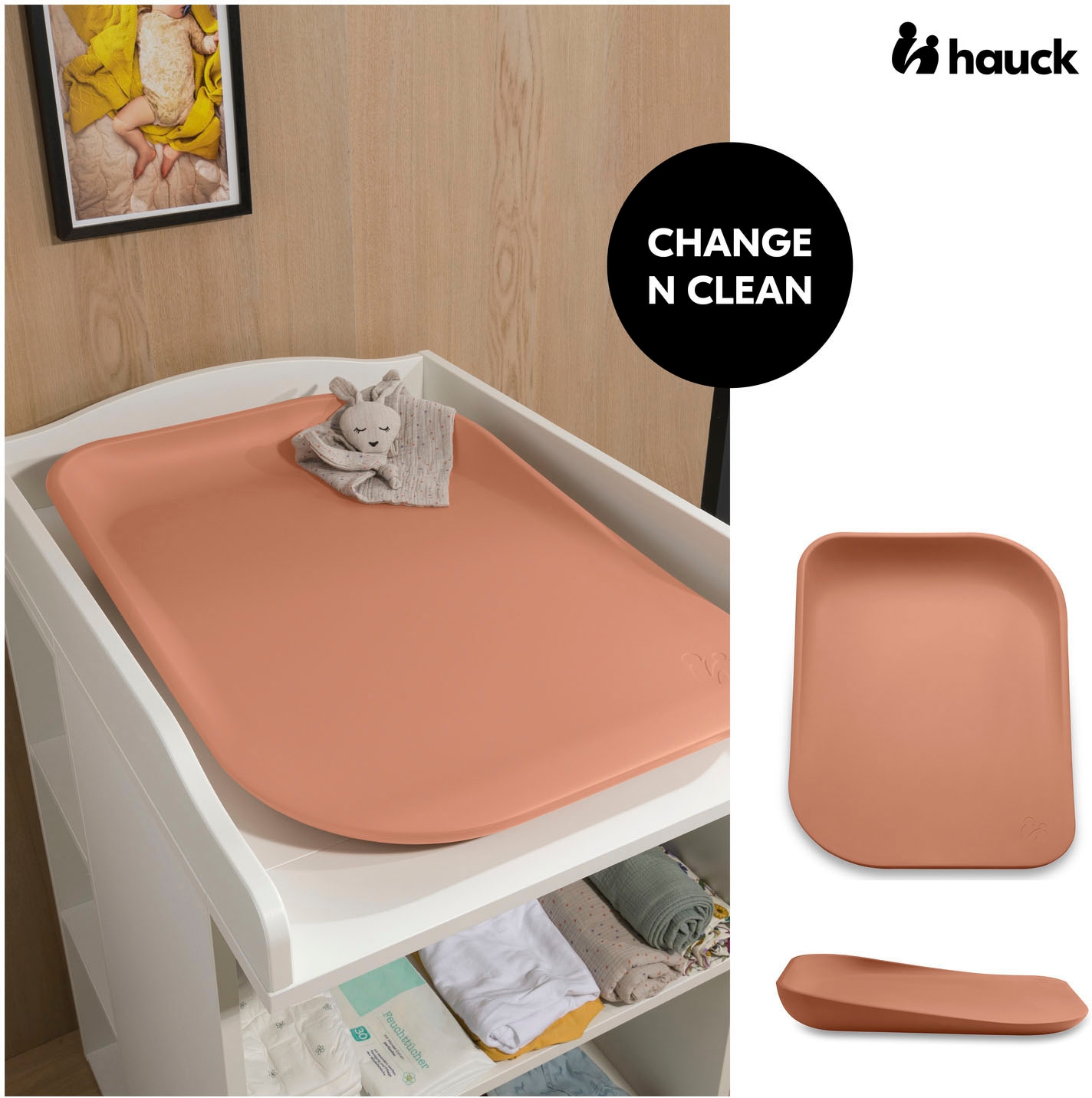 Hauck Matelas à langer »Change N Clean«