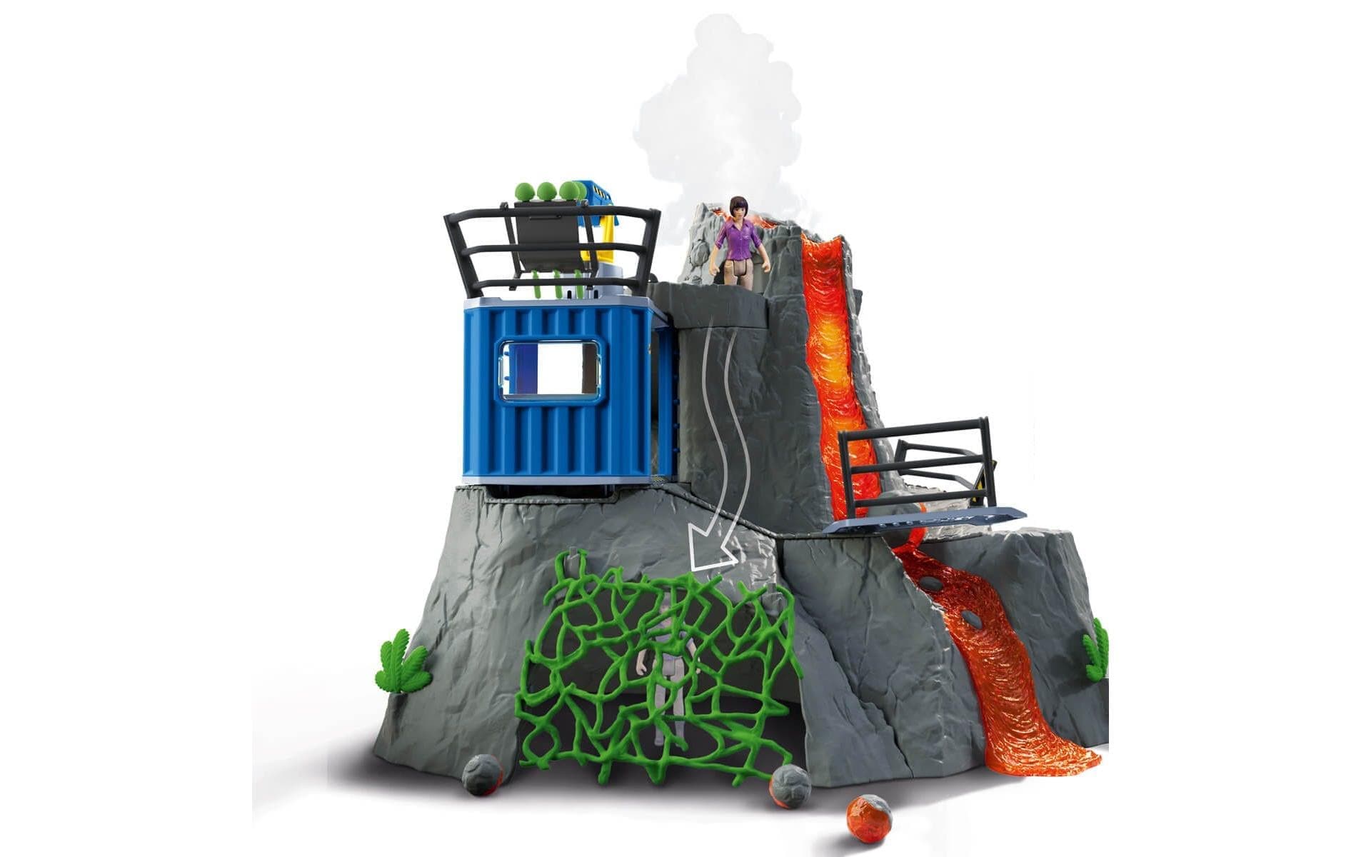 Schleich® Spielwelt »Figurenset Grosse Vulkan Expedition« Dinosaurier Spielzeug-Set