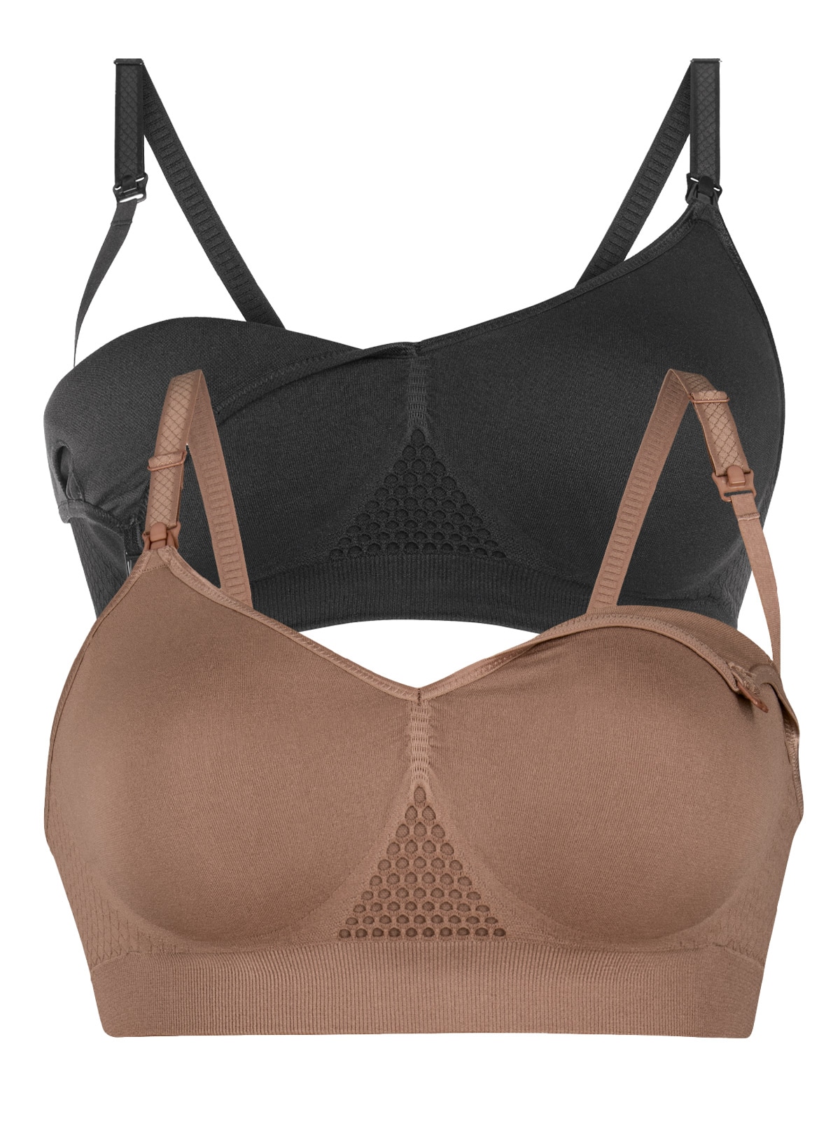 Anita Maternity Soutien-gorge d'allaitement »Seamless« Packung, 2er-Pack, 2 cuis tlg., herausnehmbare Cups, doppellagig, extra Halt, bequem, weich, bügellos