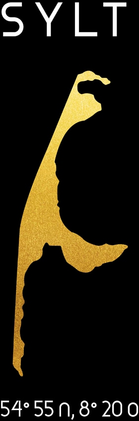 queence Tableau métallique »Golden Sylt« 1 cuis tlg. Stahlschilder