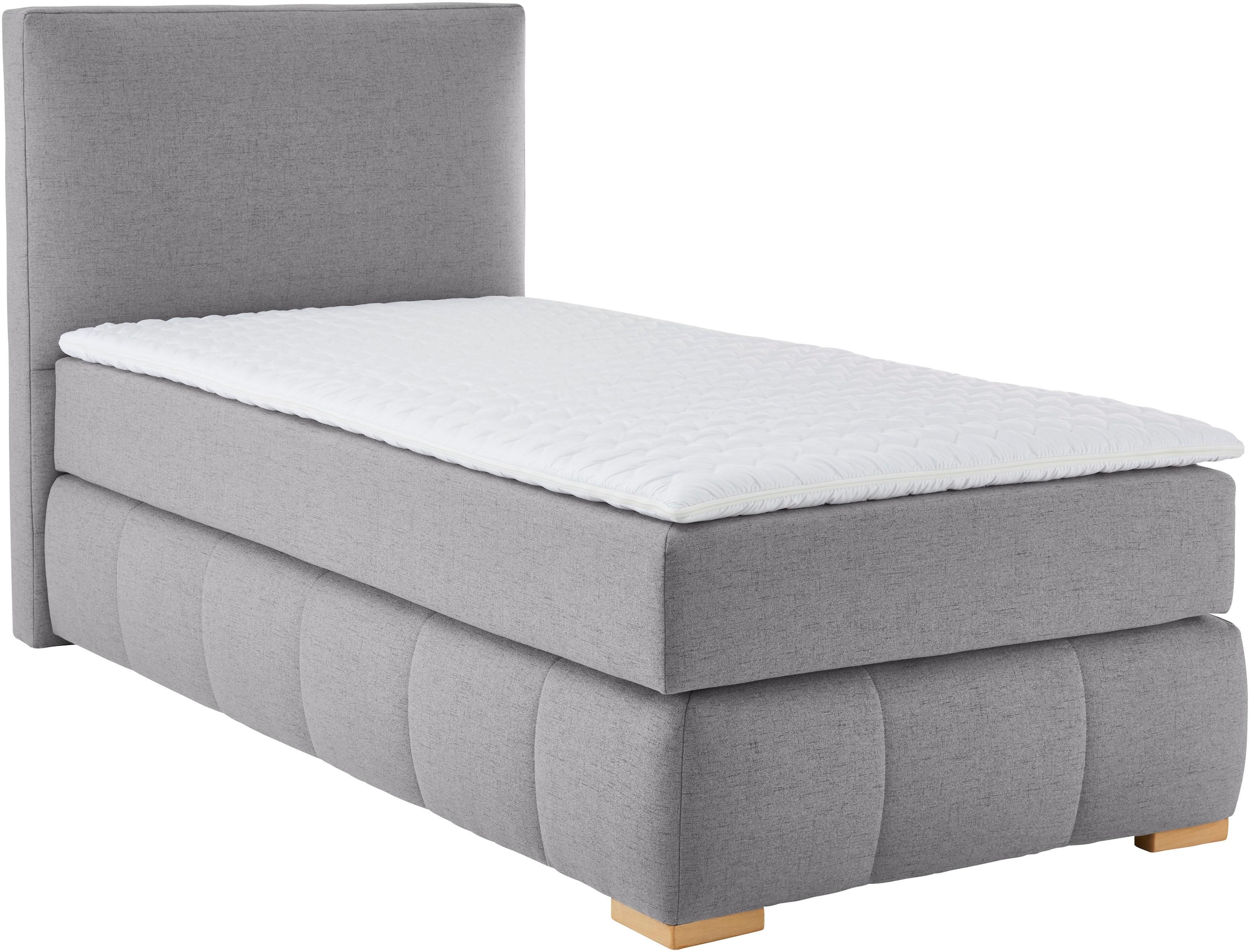 Home affaire Boxspringbett »Wehma« inkl. Topper in 3 verschiedenen Matratzen, auch in Samtstoff