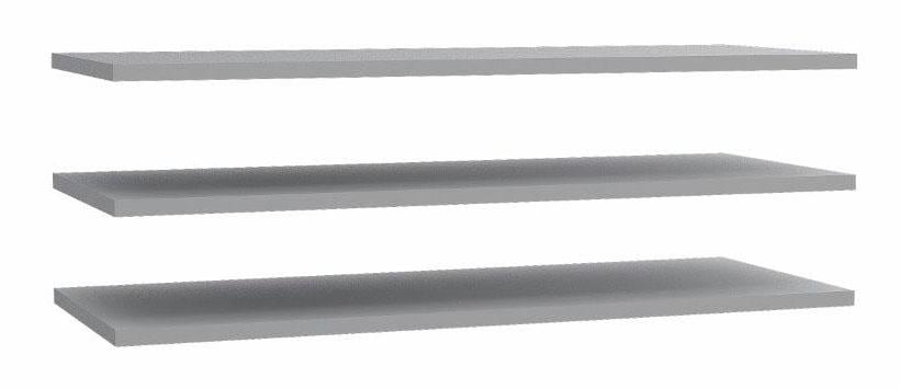 FORTE Tablette de rangement Set de 3, largeur 107,8 cm