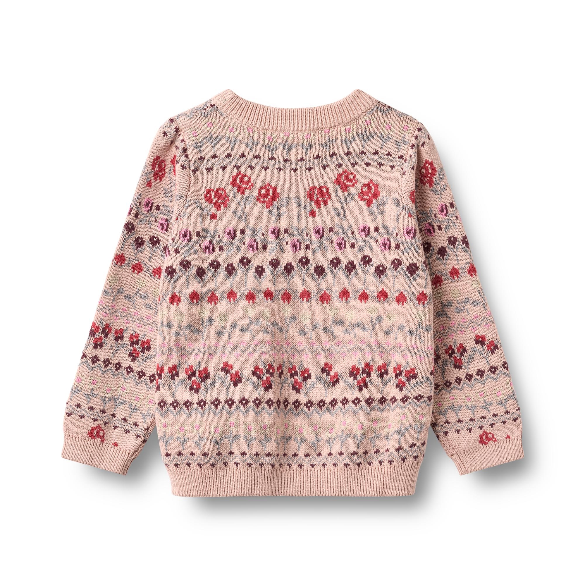 WHEAT Strickpullover »Jacquard Pullover Mikmak« Baumwolle