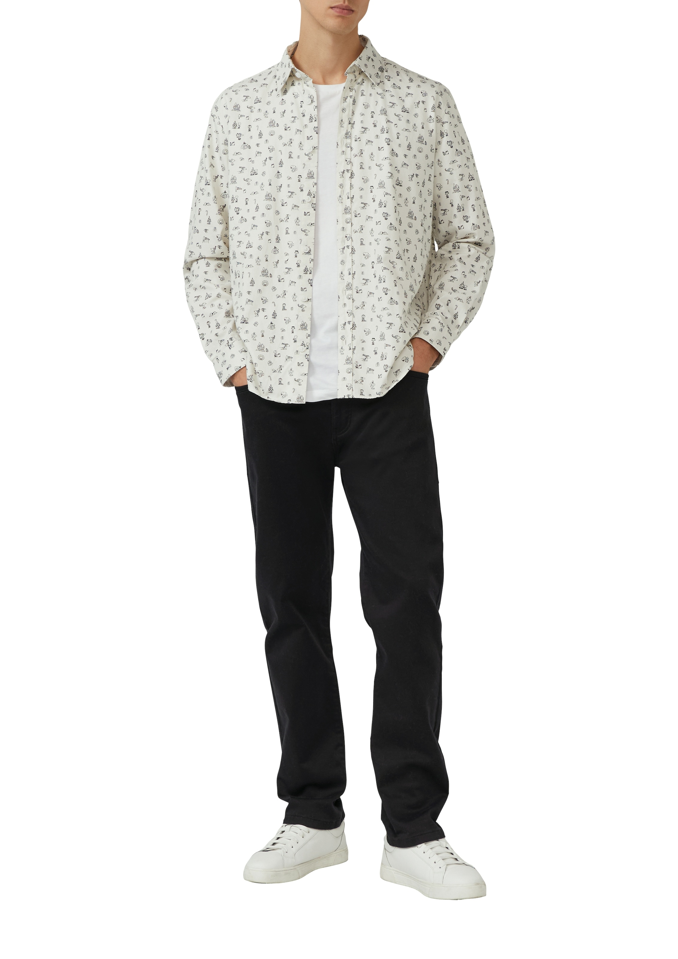 s.Oliver Chemise à manches longues mit Peanuts®-Print