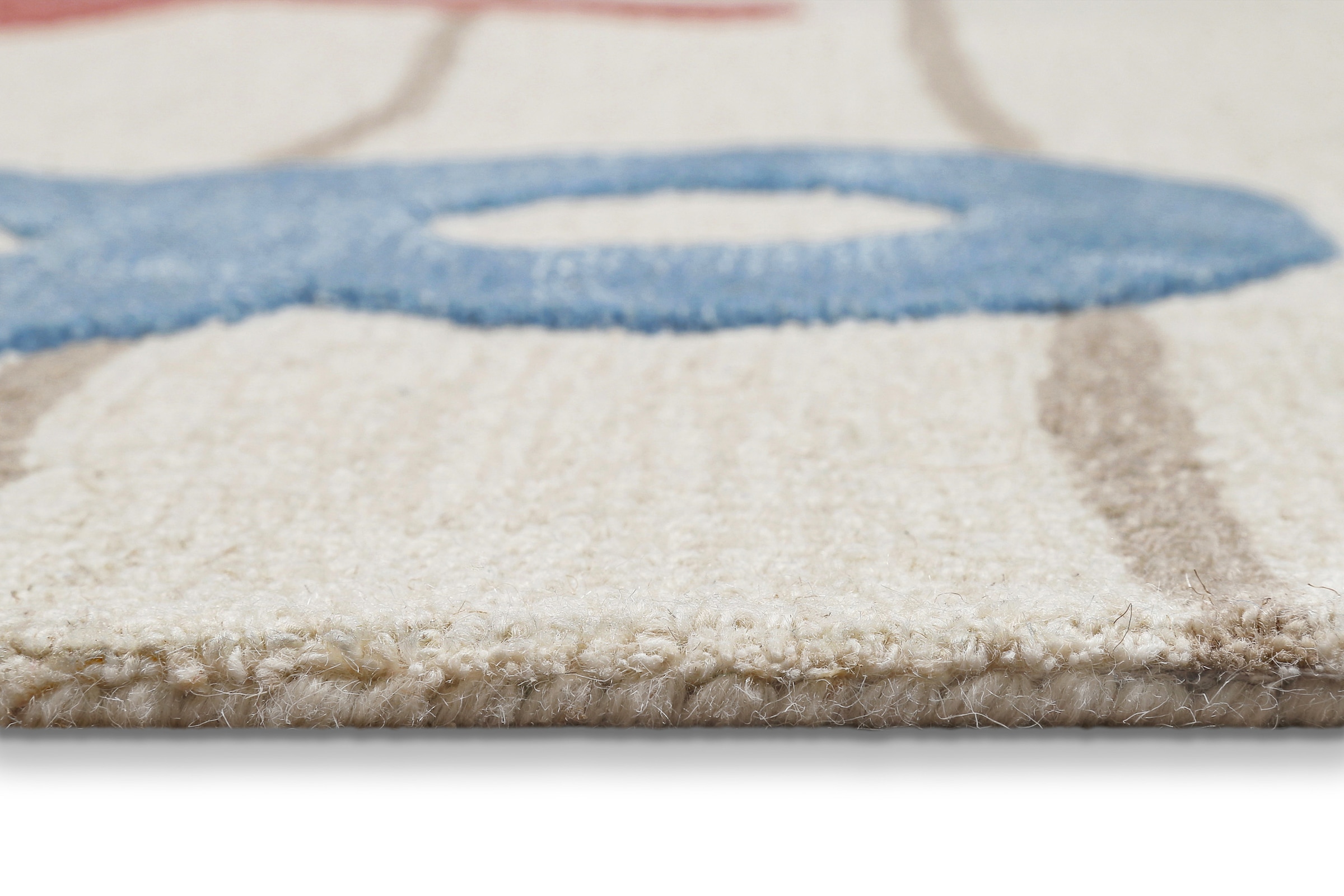 SMART KIDS Tapis pour enfants »Countdown« Rectangulaire 16 mm Höhe Kinderteppich mit Zahlen, Hoch-Tief-Effekt, Schurwolle, Spielzimmer