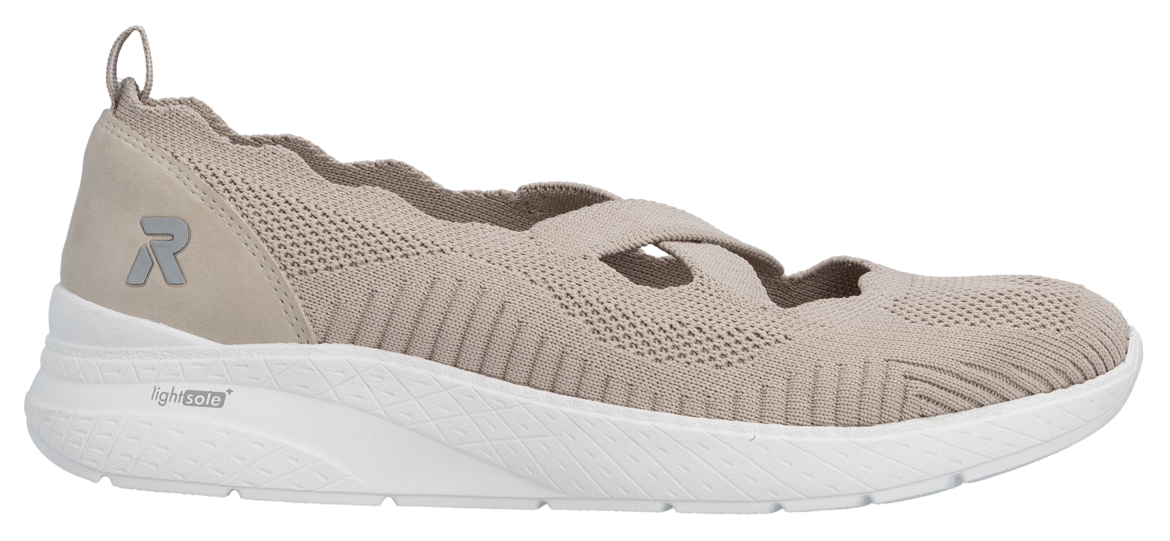 Rieker Ballerines à lanières  Chaussure à enfiler, slipper en fabrication vegan