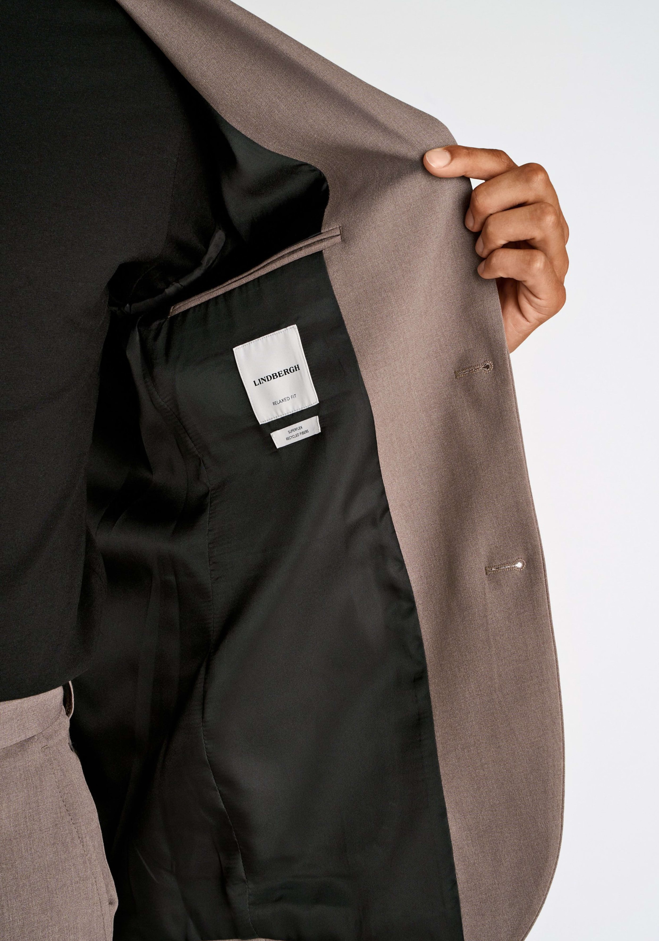 LINDBERGH Veste mit Viskose und Stretch, in melierter Optik