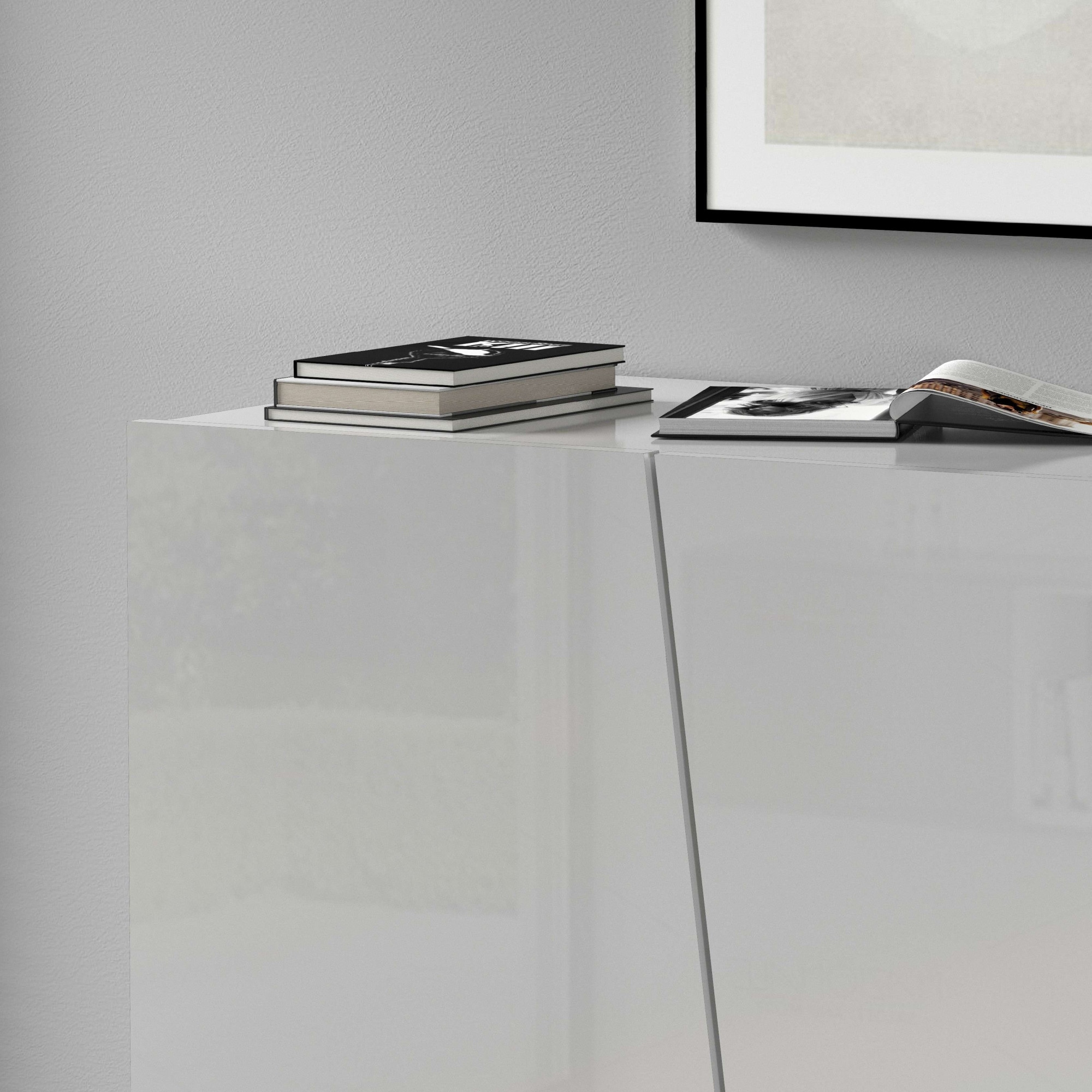 INOSIGN Armoire de classement »Vega, Mehrzweckschrank, Büroschrank, mit 2 Türen« & verstellbaren Einlegeböden, Höhe 86 oder 166 cm, Made in Italy