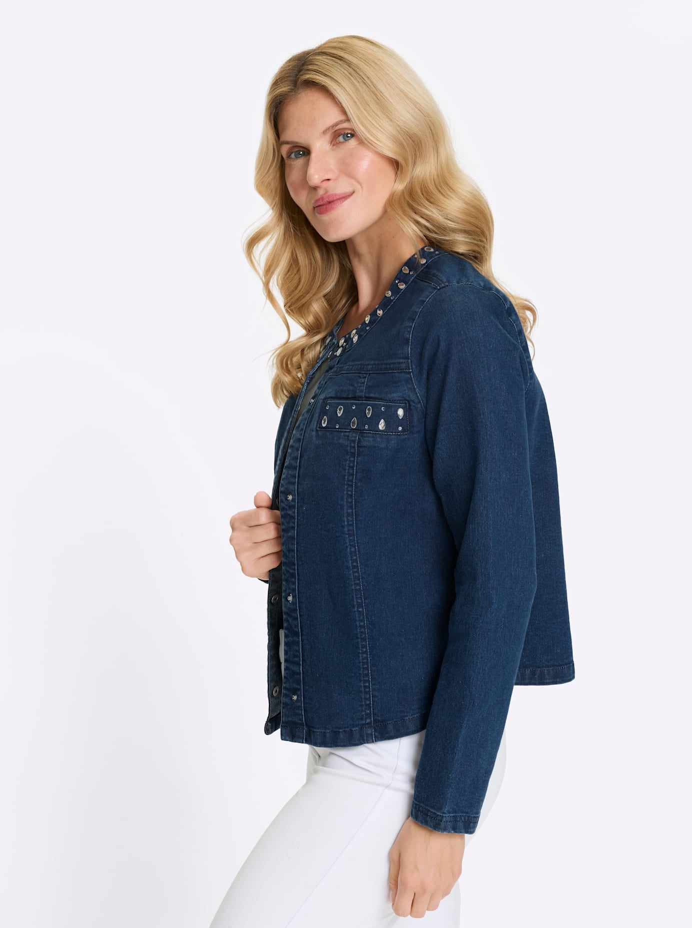 Classic Basics Veste en jean ohne Kapuze