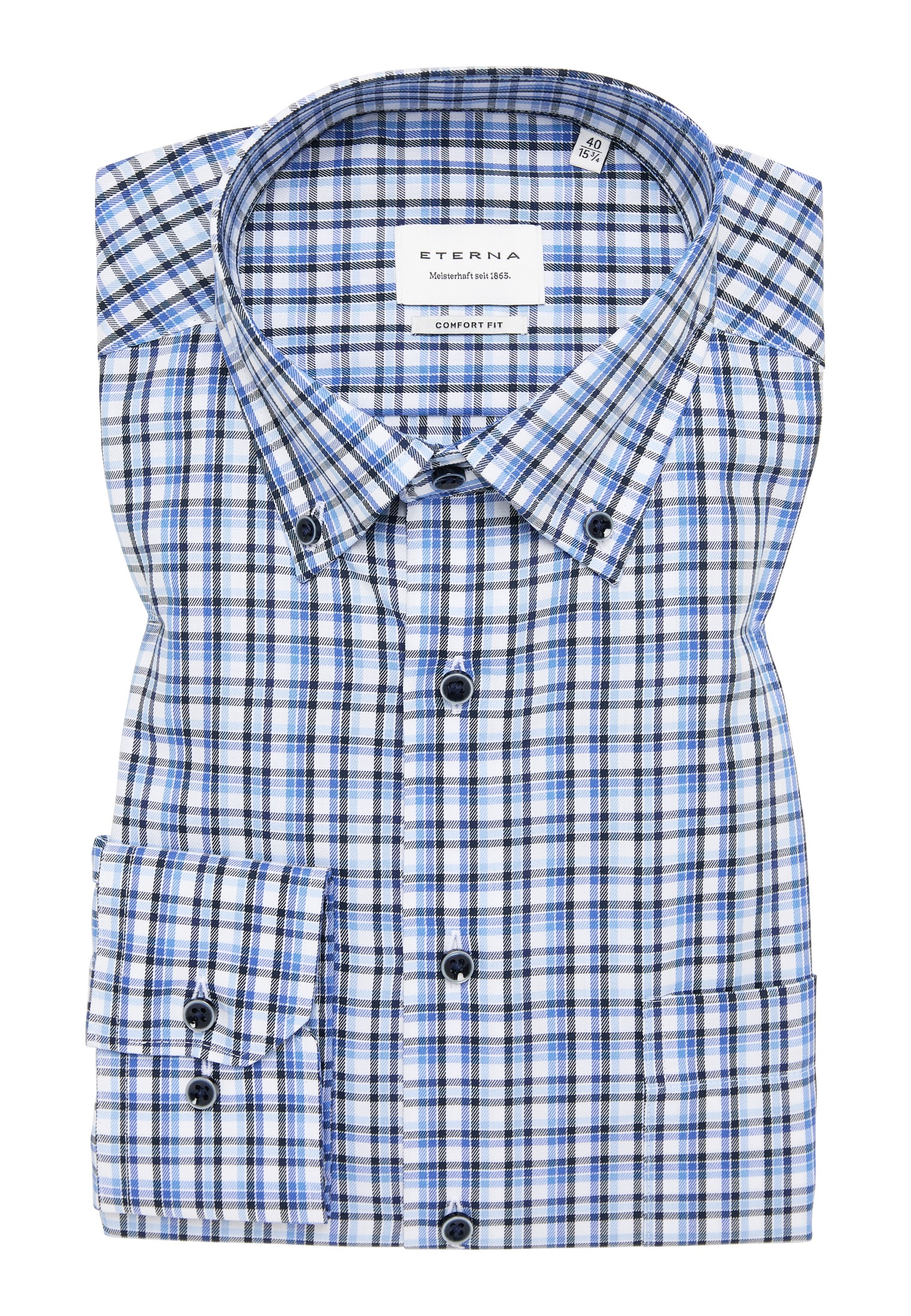 Eterna Chemise à manches longues »COMFORT FIT« NON IRON (bügelfrei)
